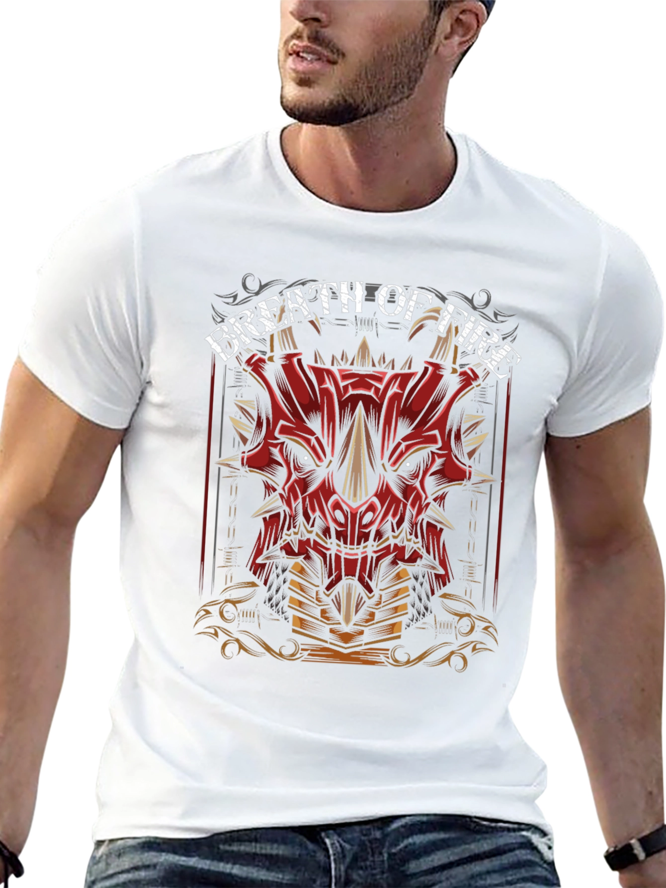 Dragon Breath of Fire Graphic T-Shirt