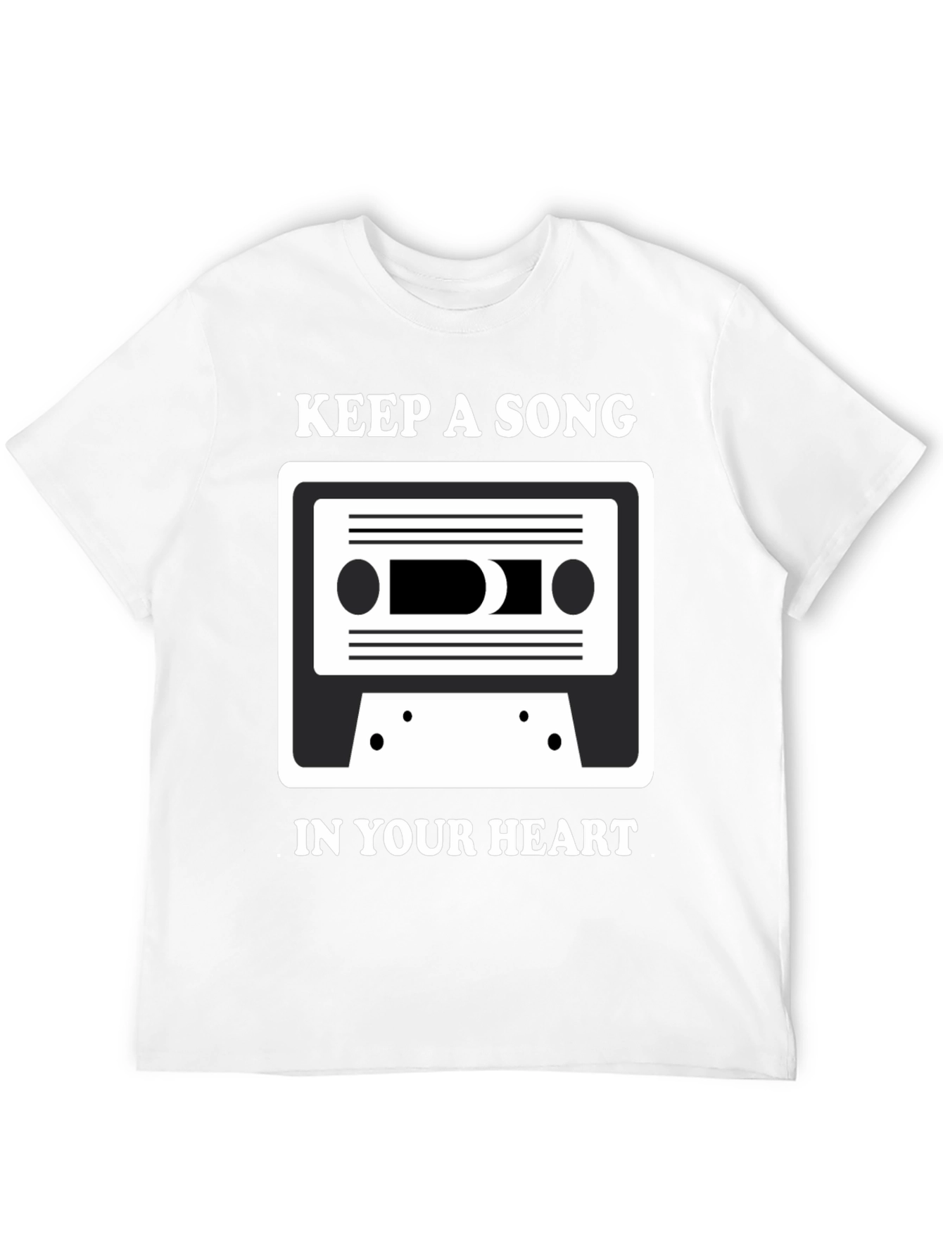 Keep A Song T-Shirt: Music Lover Tee