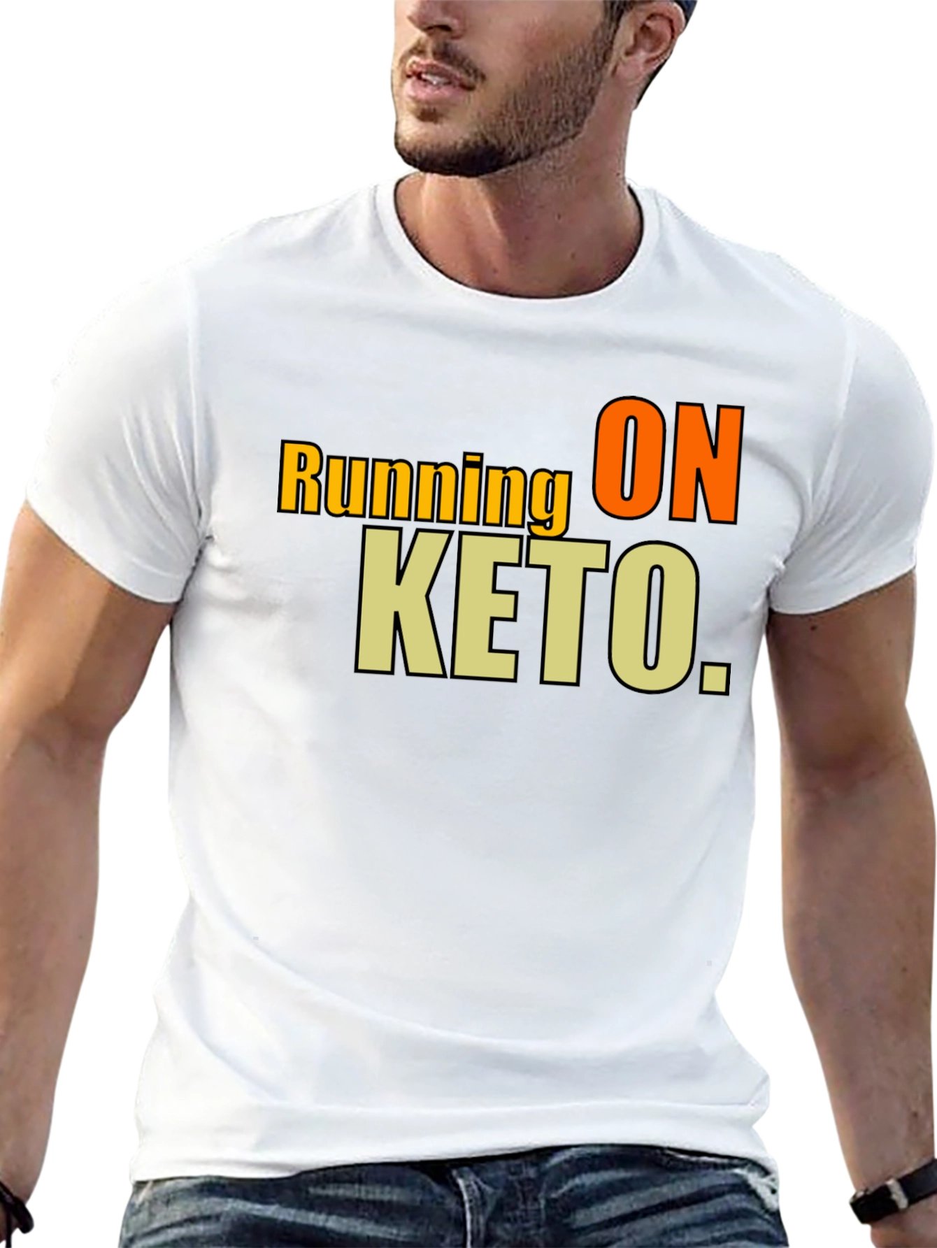 Running on Keto Black T-Shirt