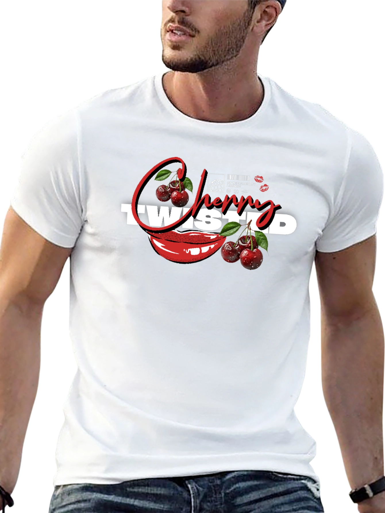Cherry Twisted Graphic Tee
