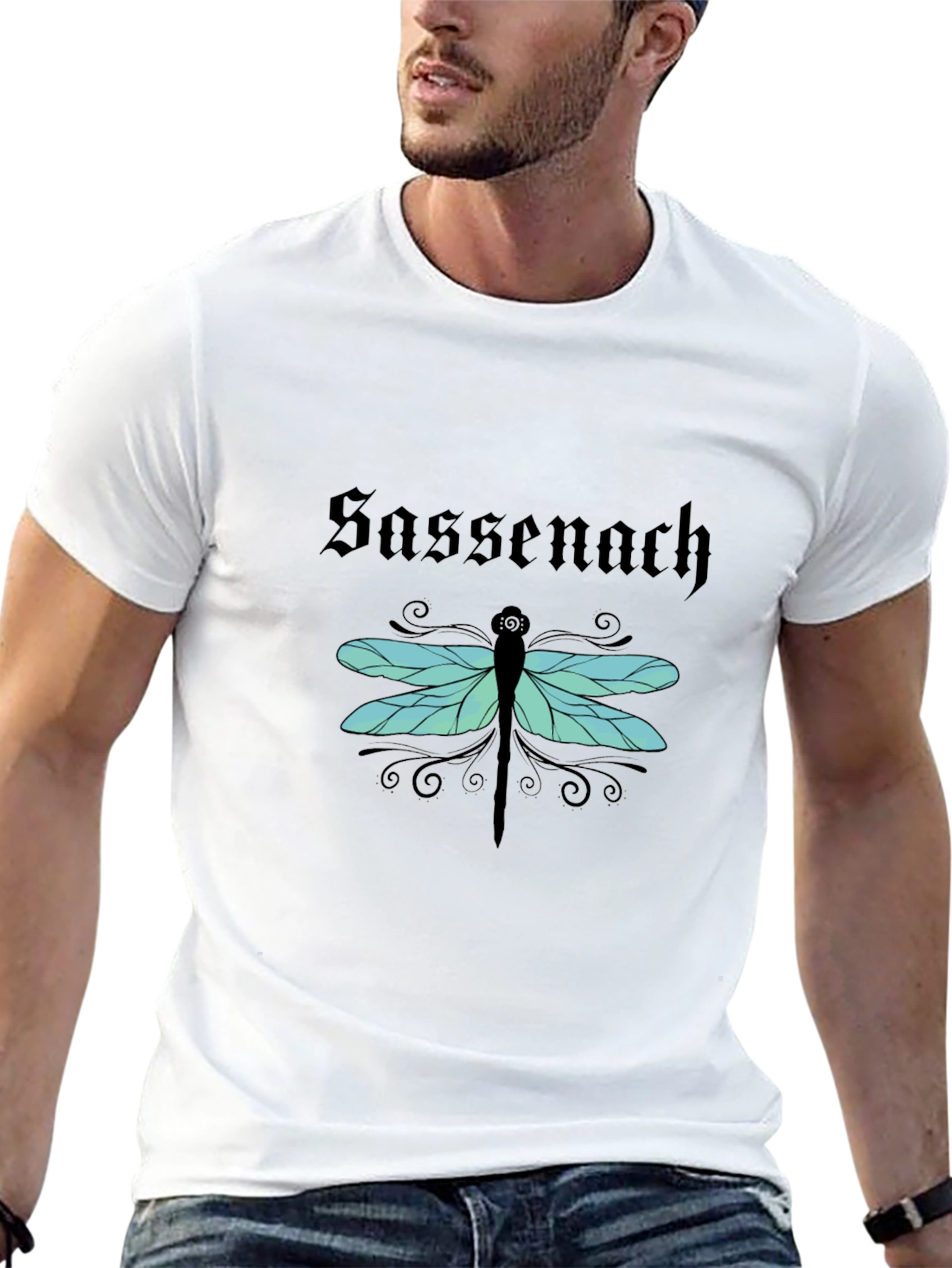 Sassenach Dragonfly Black T-Shirt