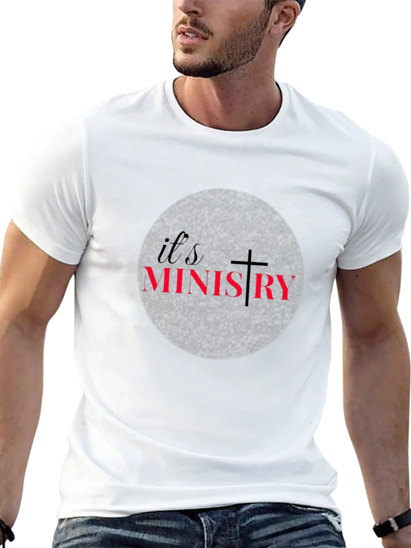 Its Ministry Graphic T-Shirt Christian Tee