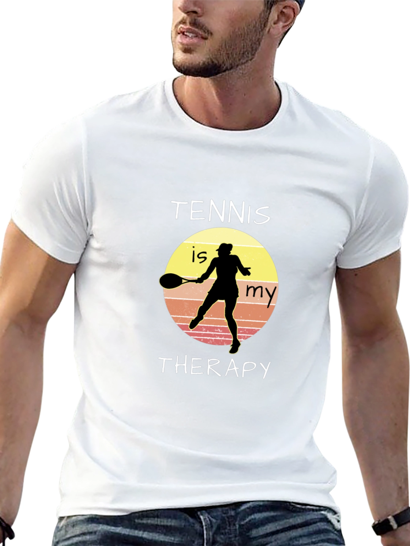 Tennis is My Therapy Graphic T-Shirt