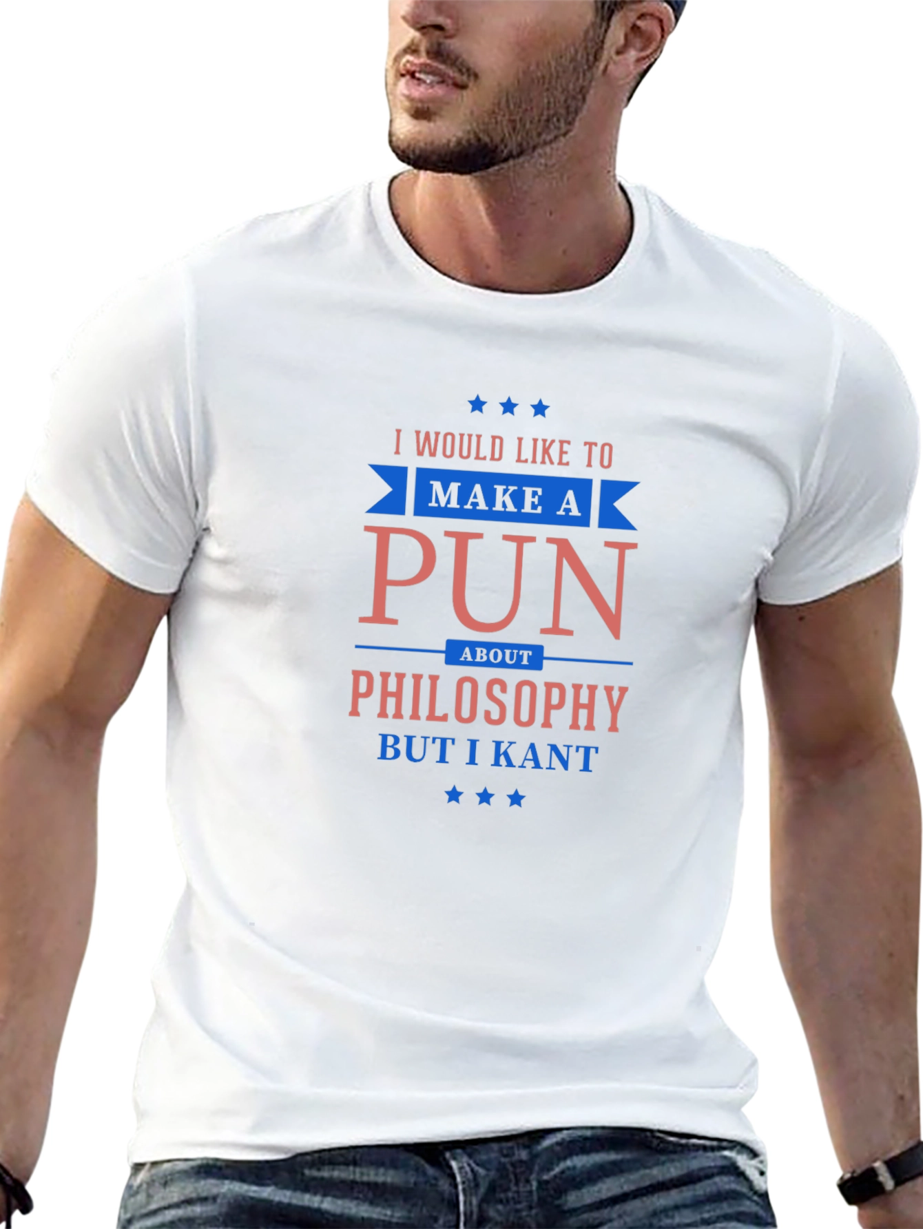 Funny Philosophy Pun T-Shirt - I Kant