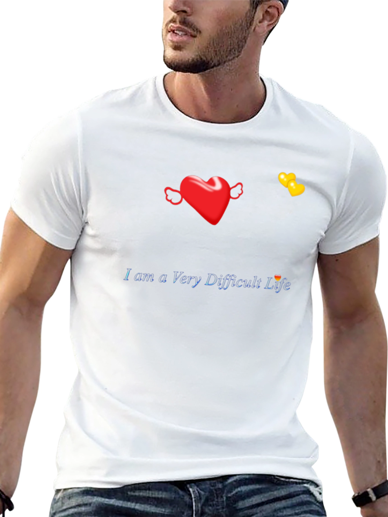 Difficult Life Graphic Tee
