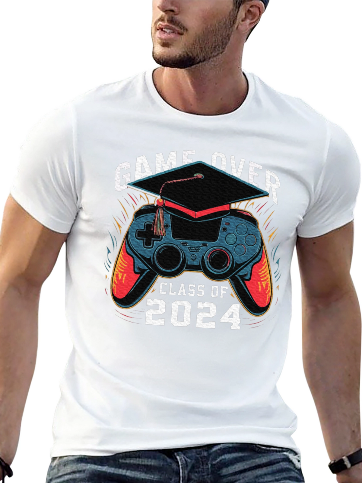 Game Over Class of 2024 Graduation T-Shirt