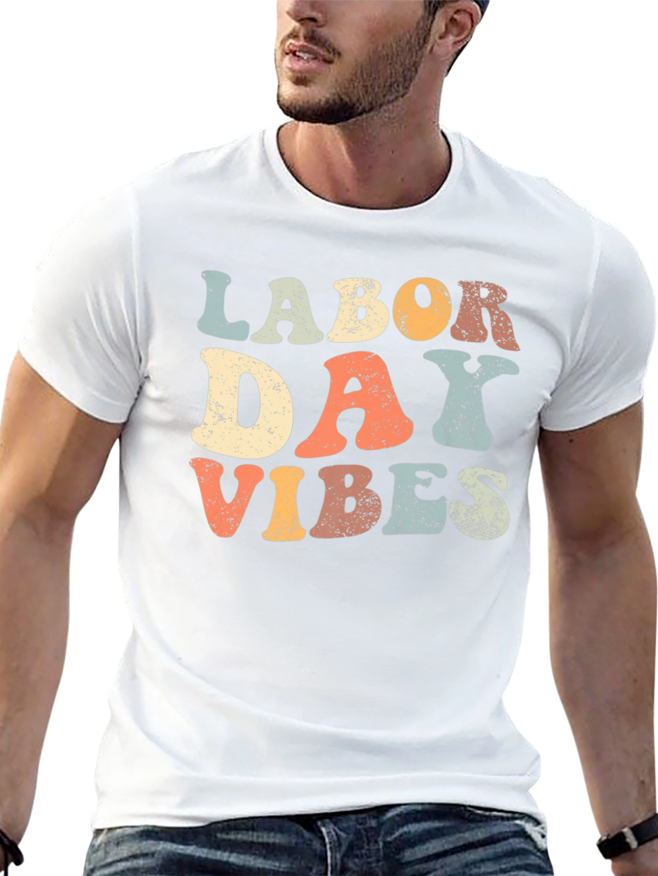 Labor Day Vibes Retro T-Shirt