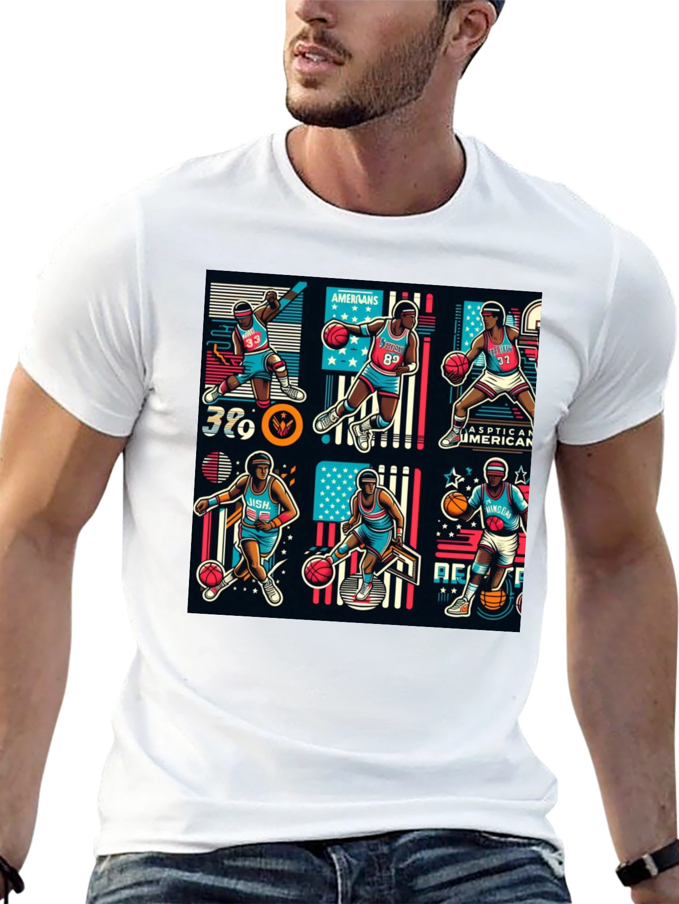 Basketball Art T-Shirt
