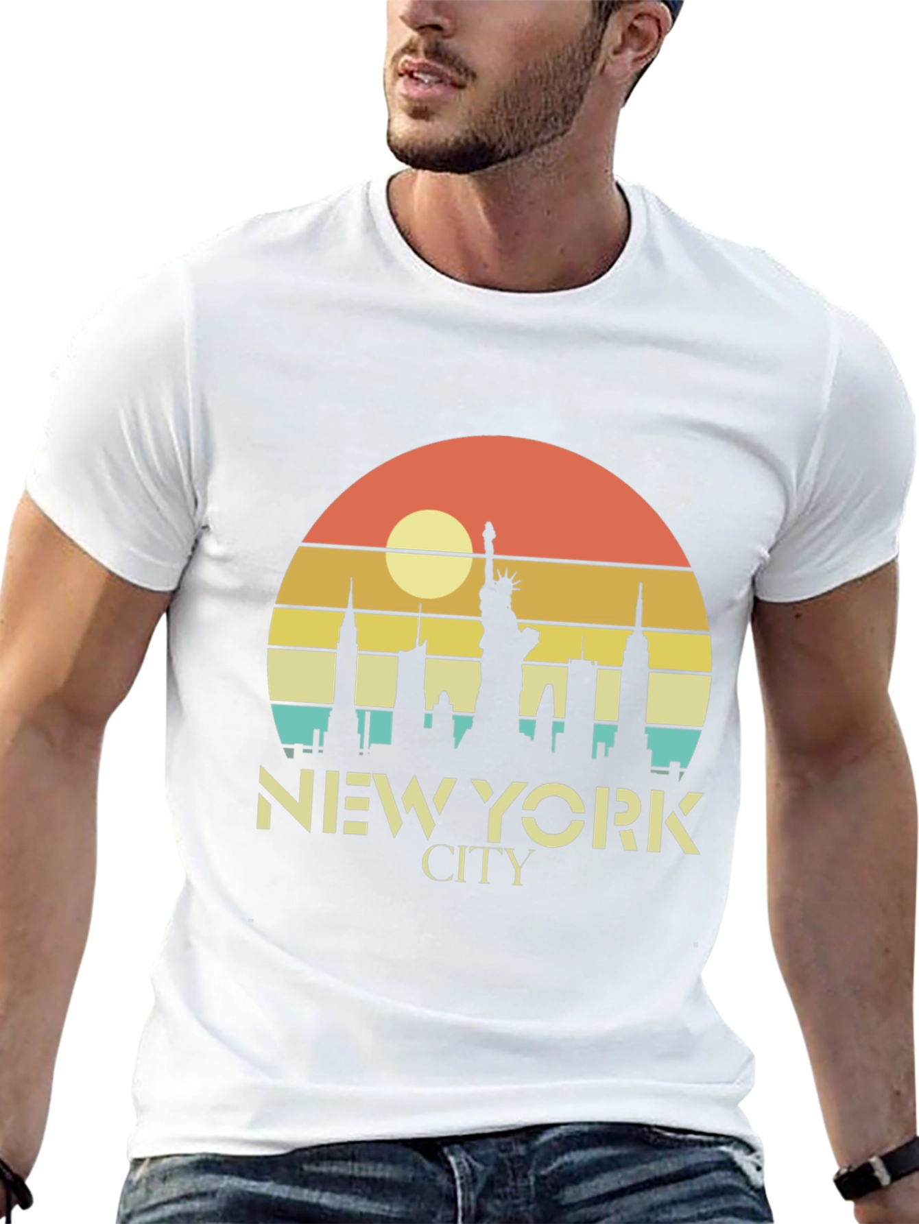 New York City Retro Style T-Shirt