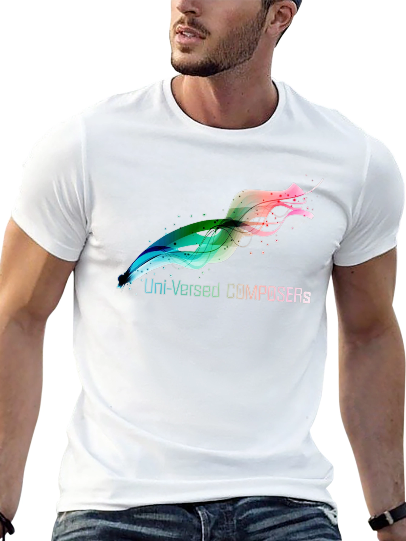 Uni-Versed Composers Graphic Black T-Shirt
