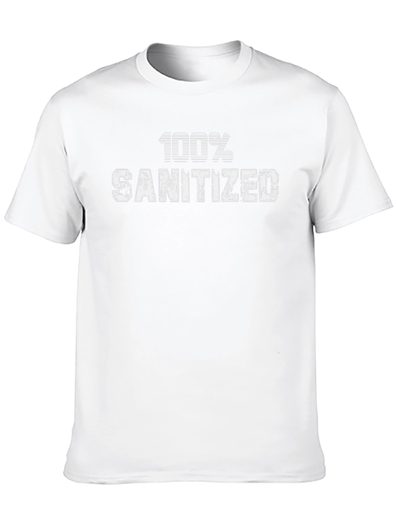 100% Sanitized Novelty Graphic Tee - Comfy Cotton Shirt