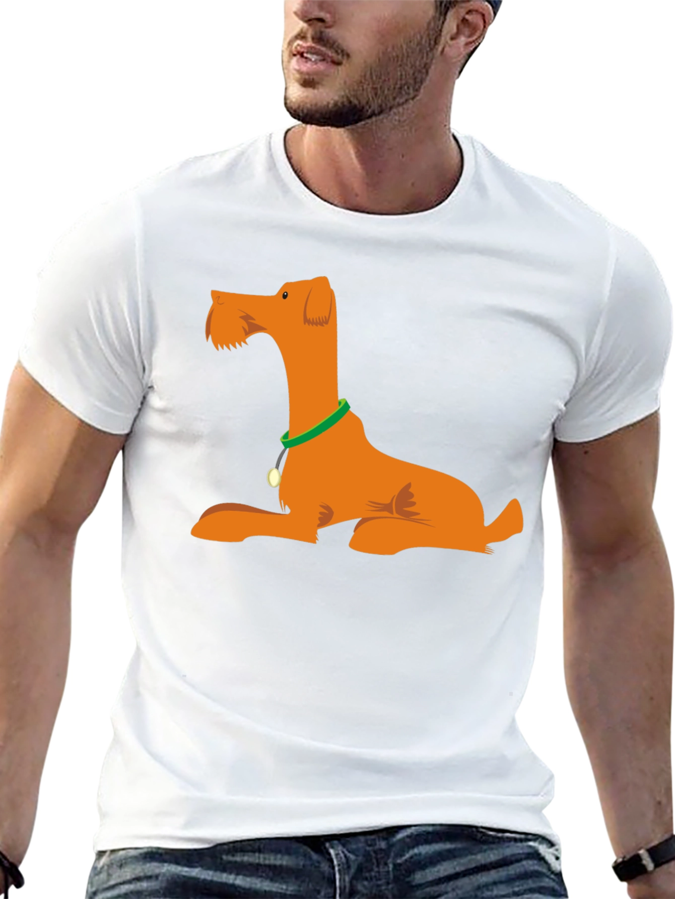 Dog Breed Graphic T-Shirt - Casual Black Tee