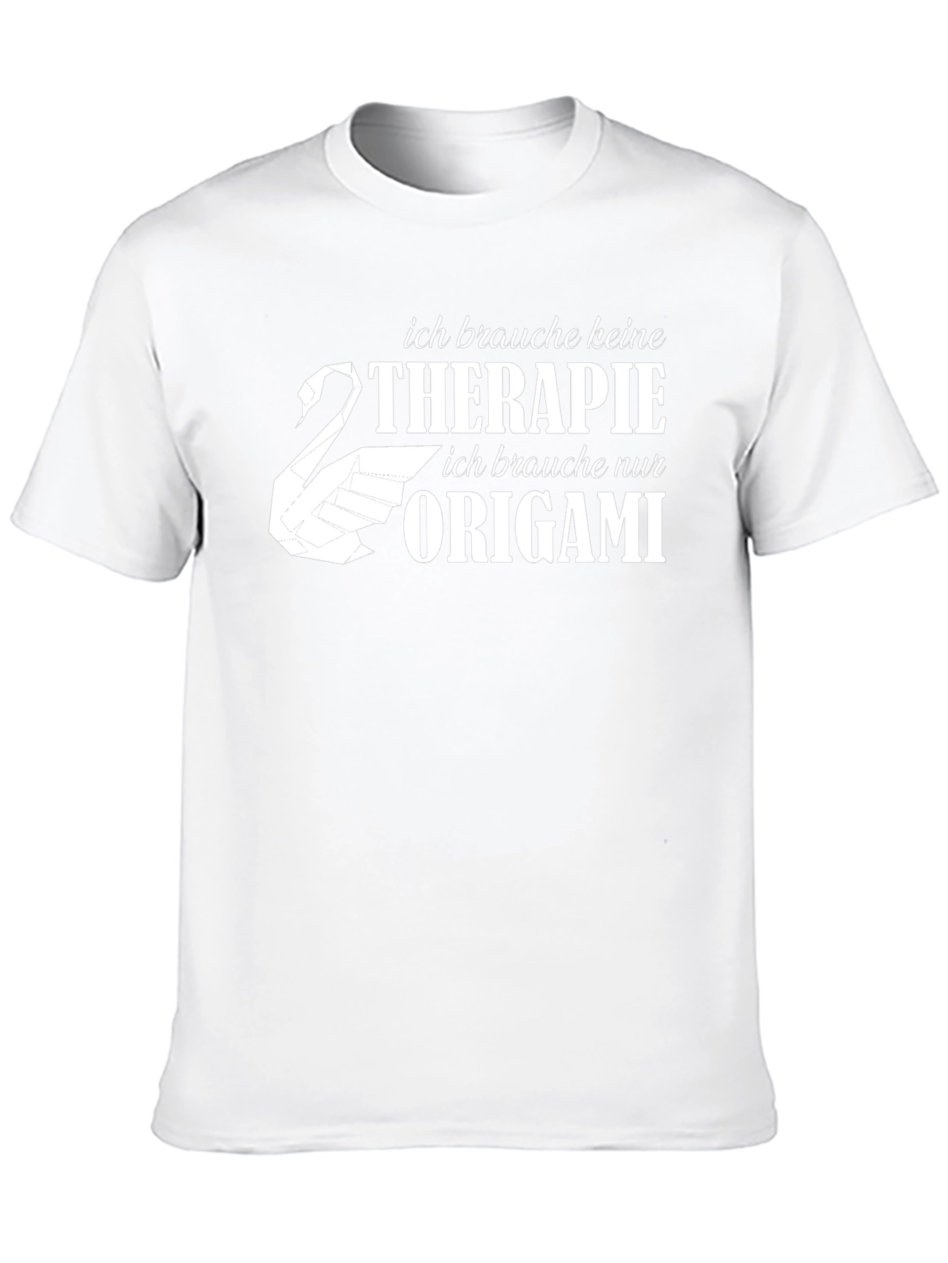 Origami Therapy Black T-Shirt