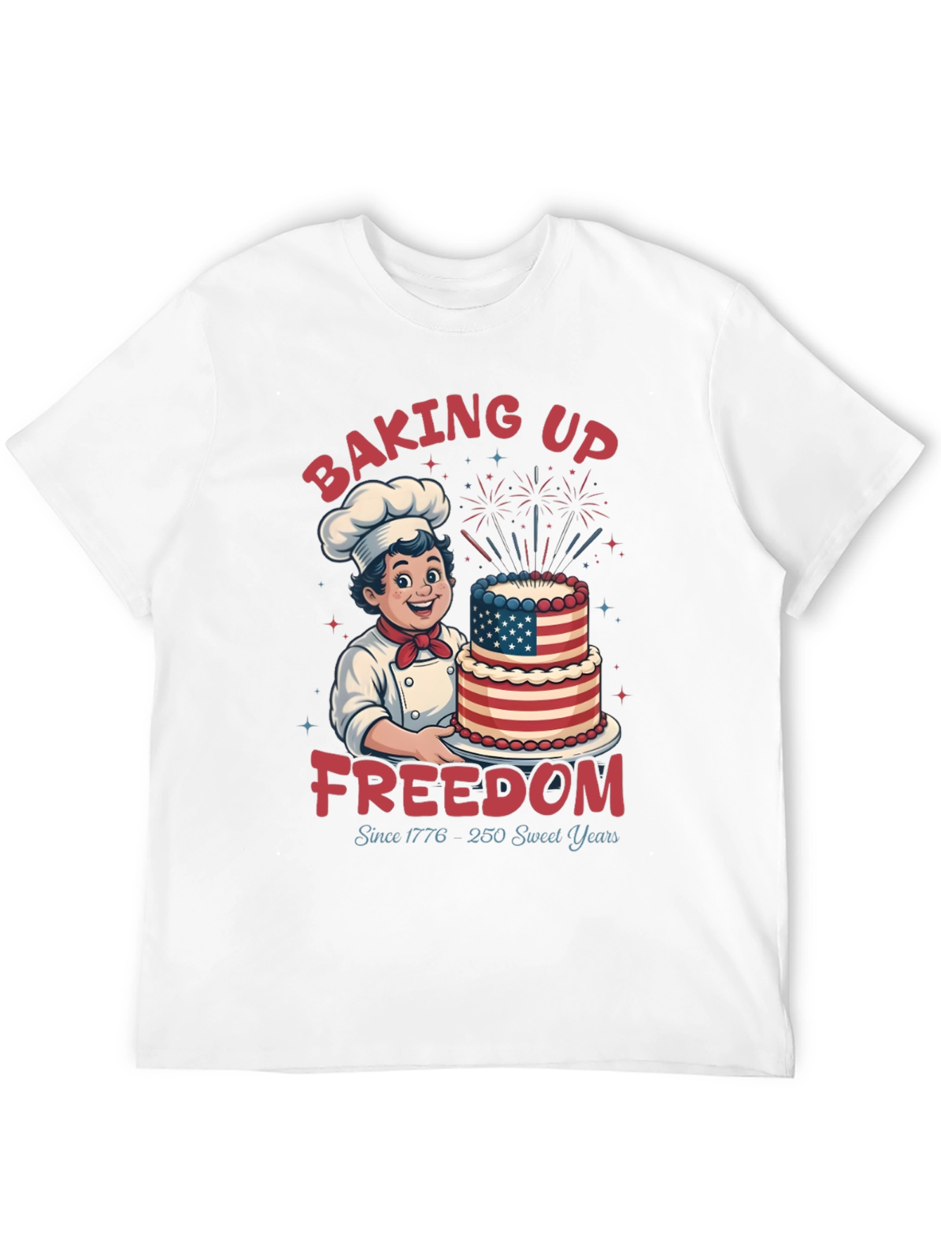 Baking Up Freedom Patriotic T-Shirt