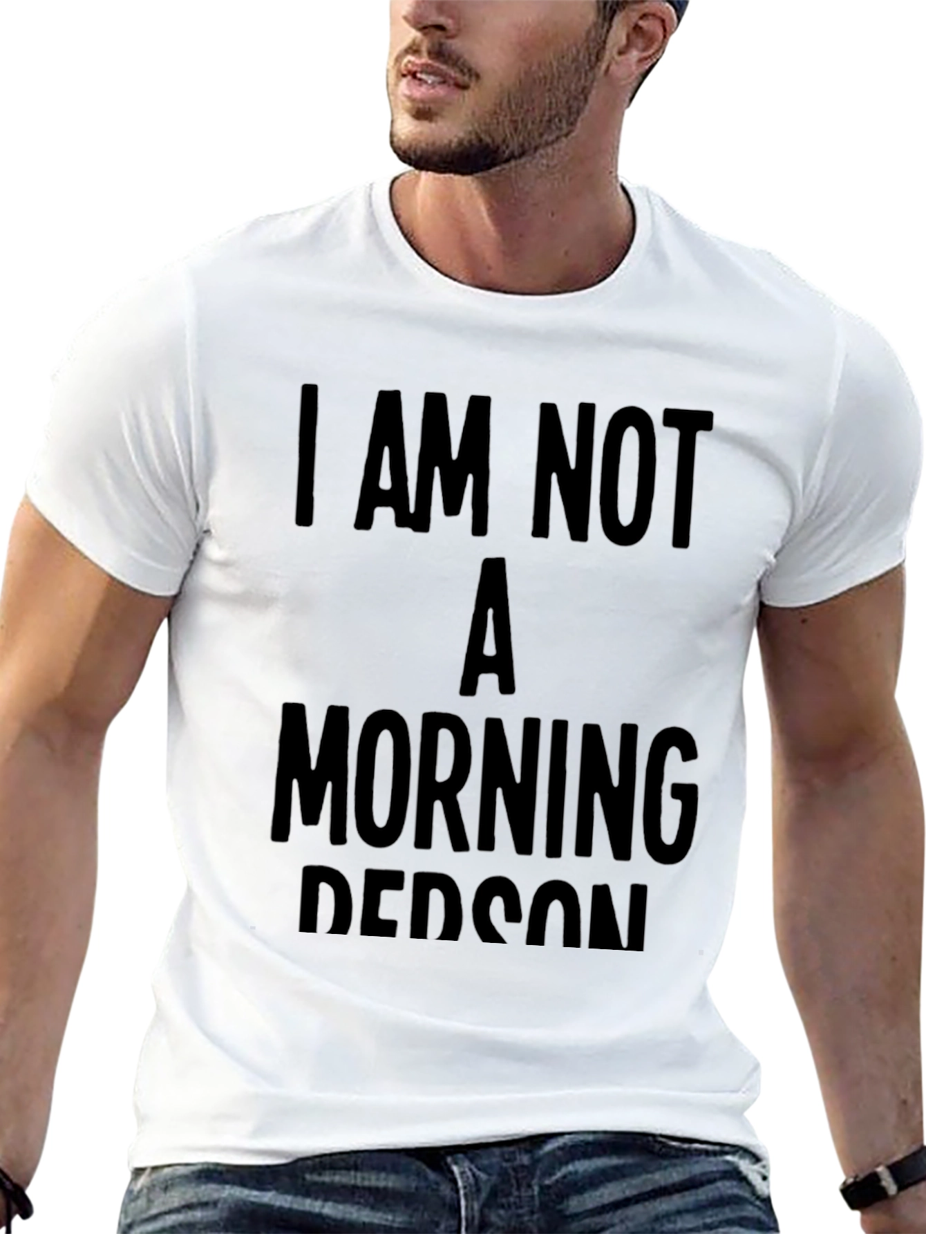 I Am Not A Morning Person Graphic Tee