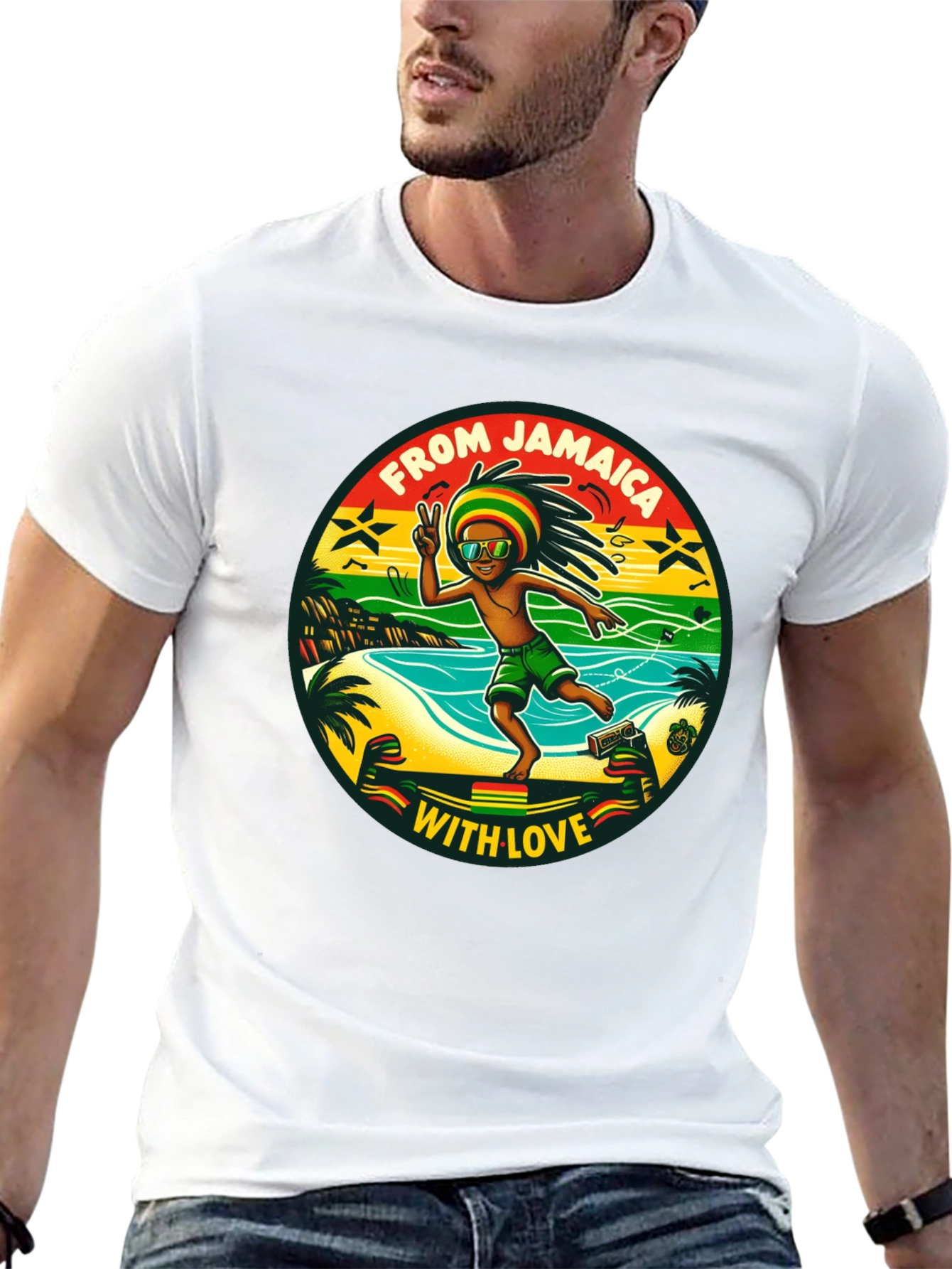 Jamaica Graphic T-Shirt: Island Vibes