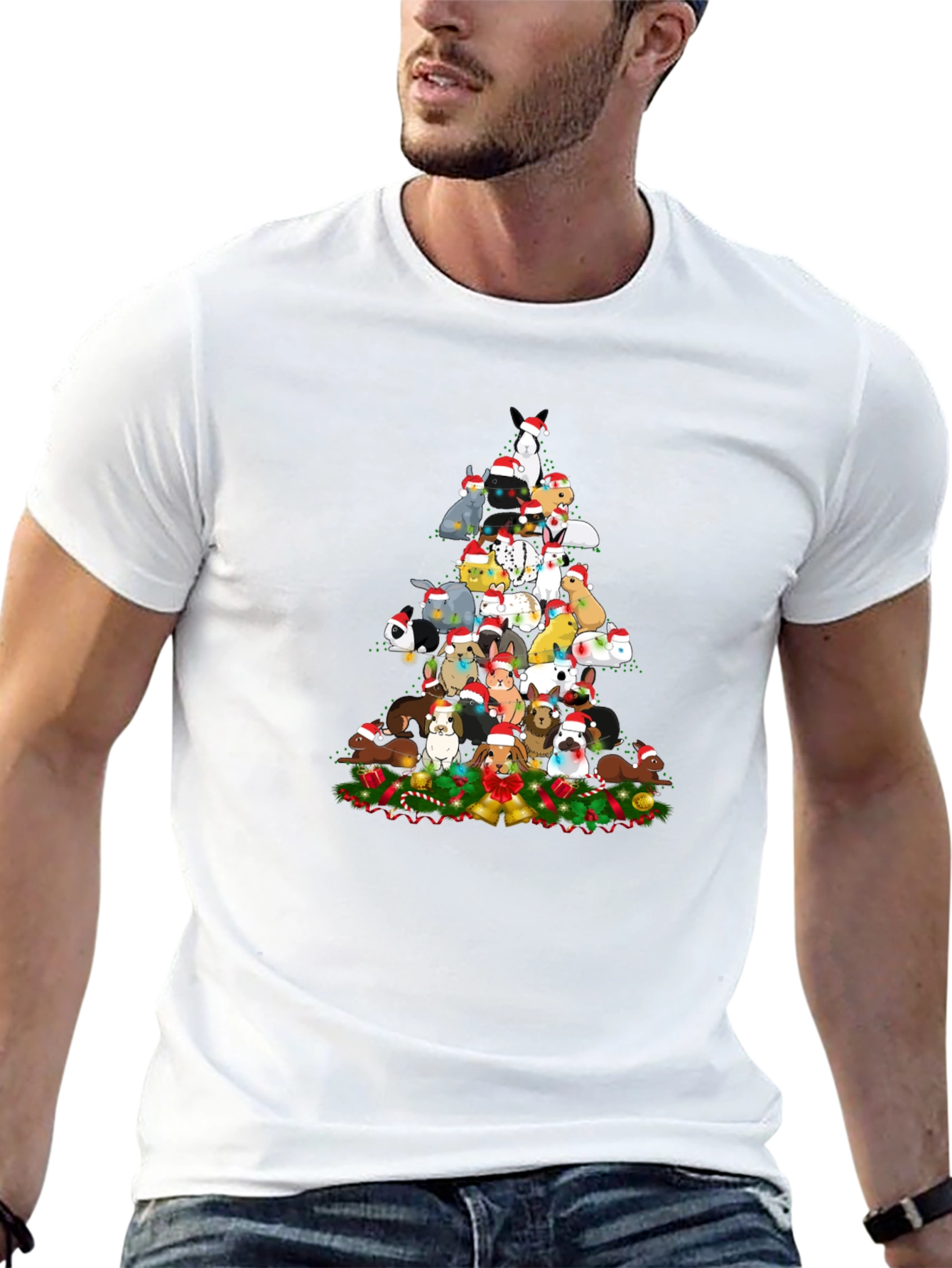 Festive Christmas Animals T-Shirt
