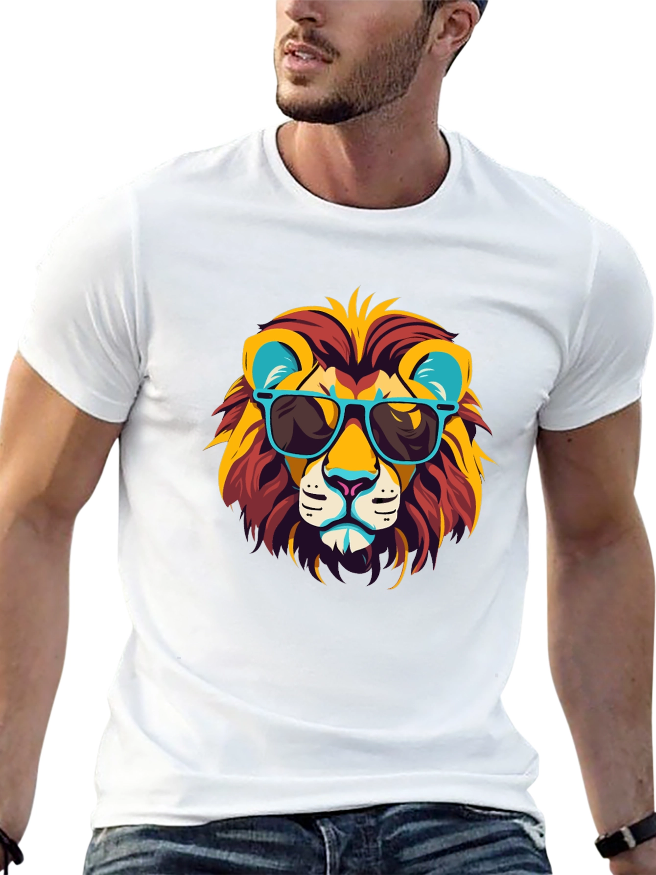Lion Graphic Tee - Cool & Stylish Mens T-Shirt