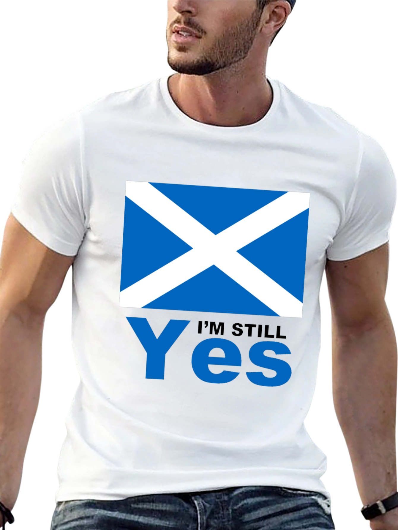 Scotland Flag Im Still Yes T-Shirt