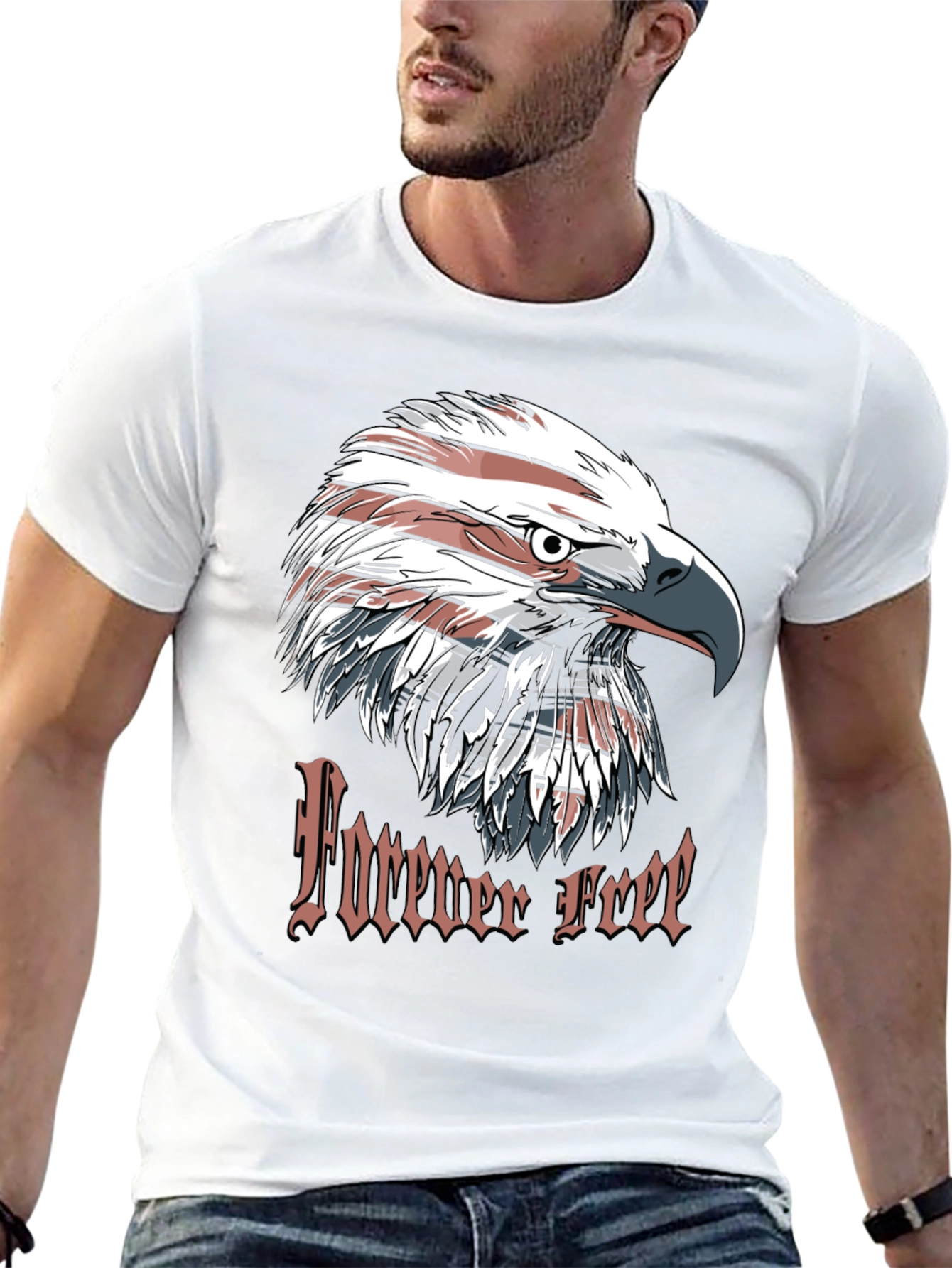 American Eagle Forever Free Graphic T-Shirt