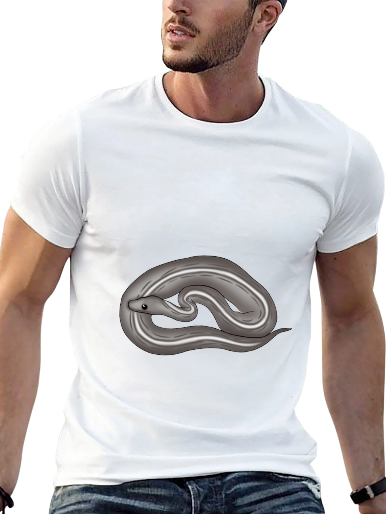 Snake Print Tee - Cool Casual Style