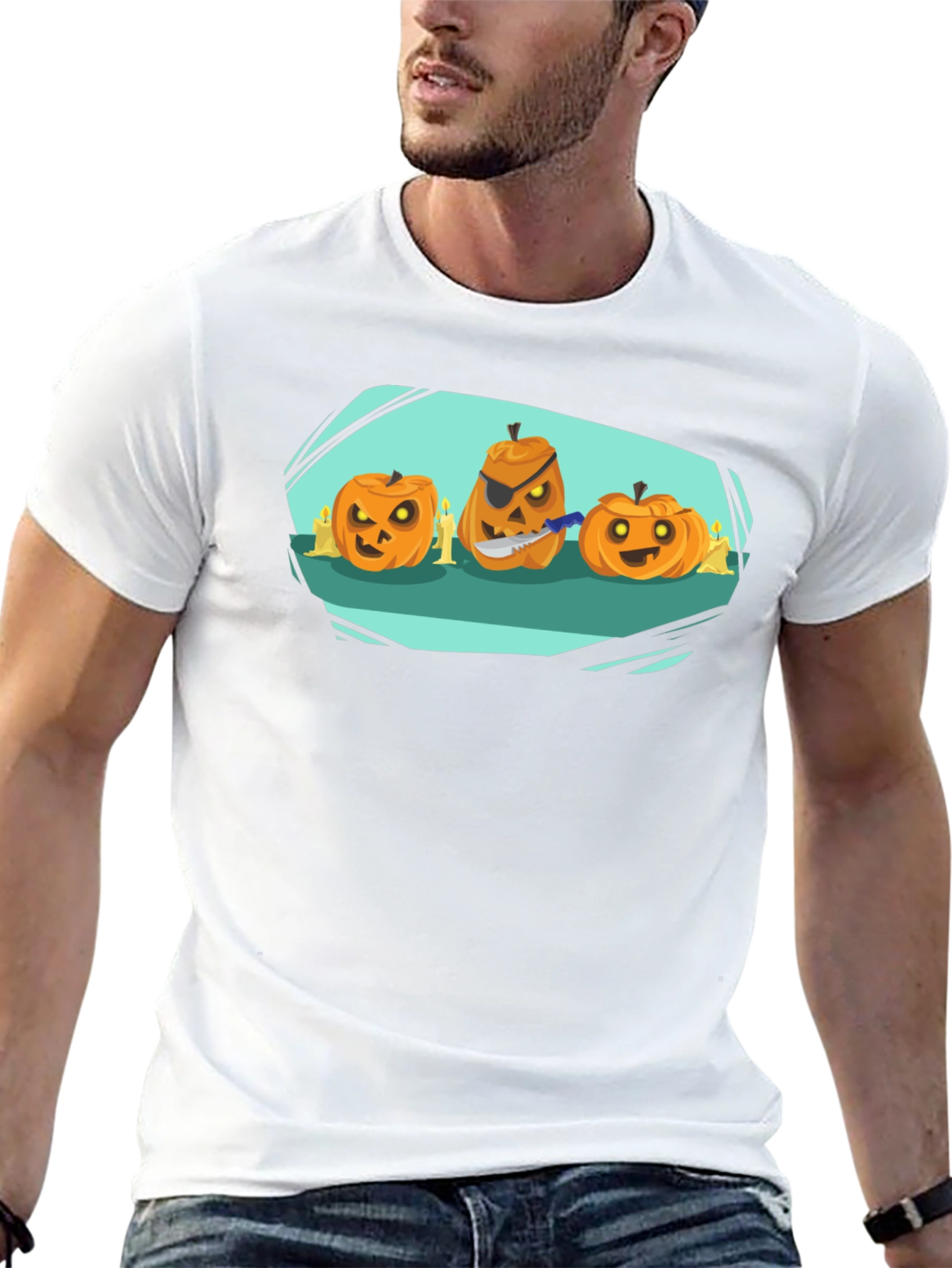 Halloween Pumpkin Patch Graphic Tee