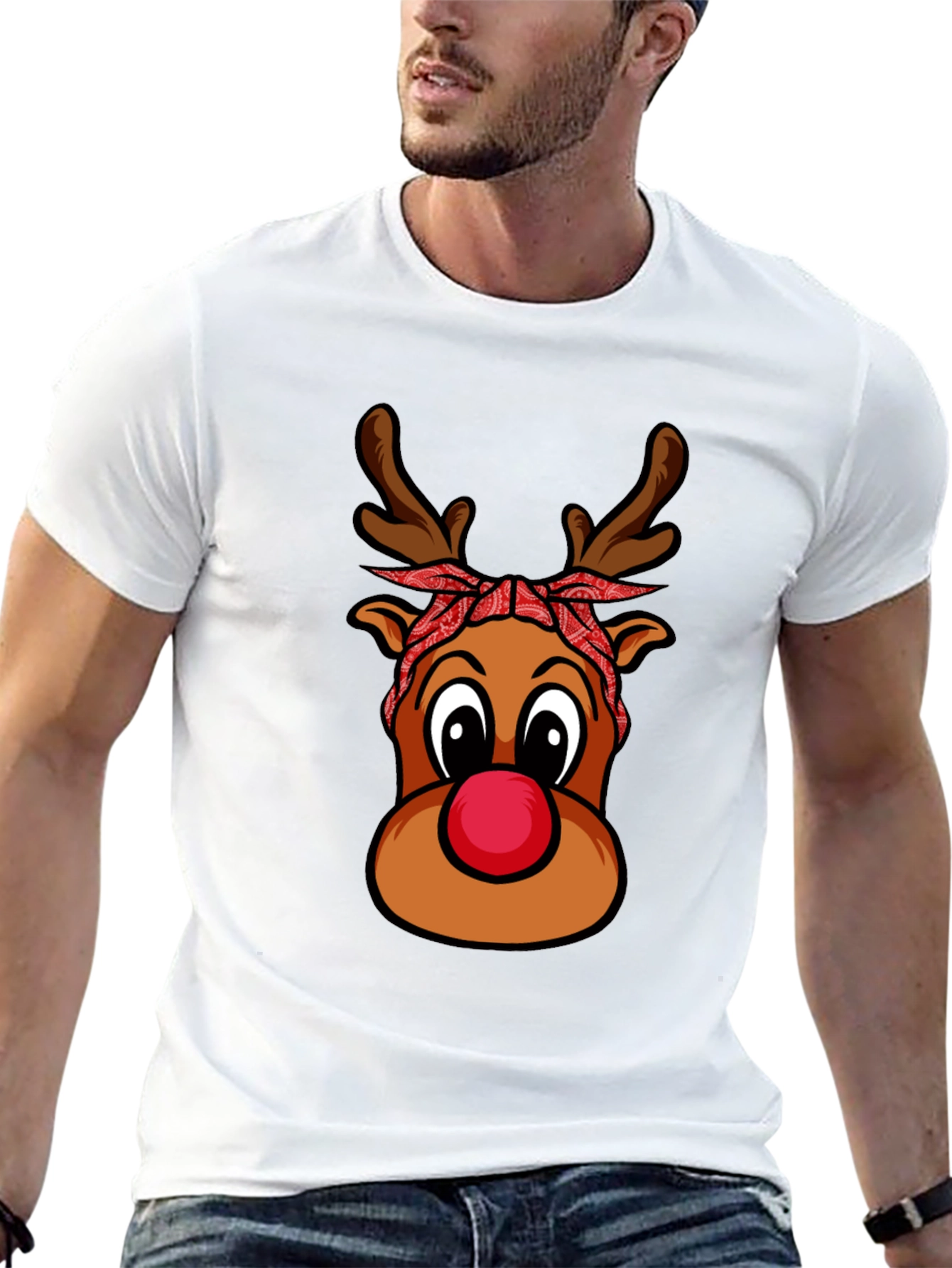 Rudolph Red Nose Reindeer Christmas T-Shirt