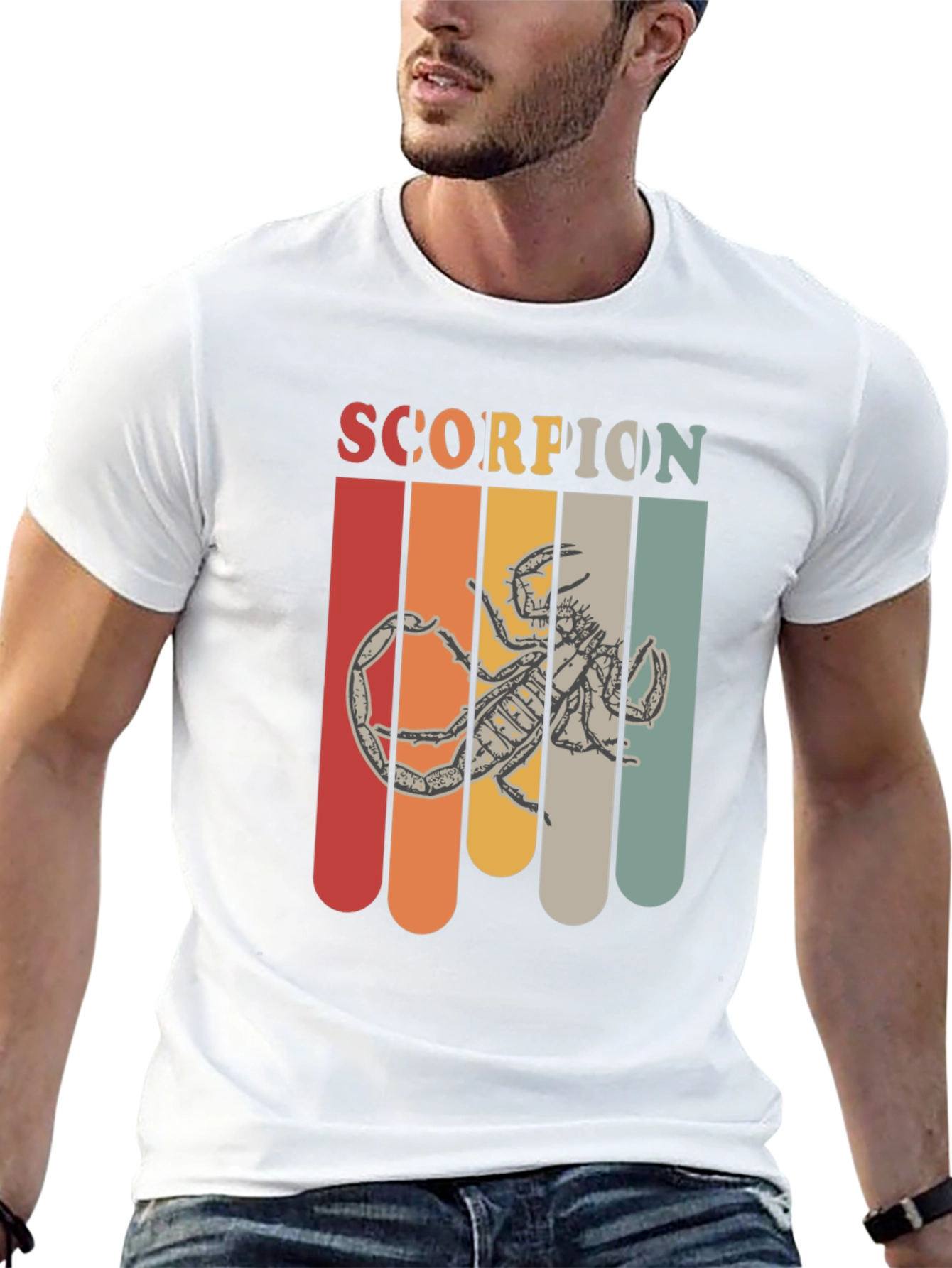 Retro Scorpion Graphic T-Shirt