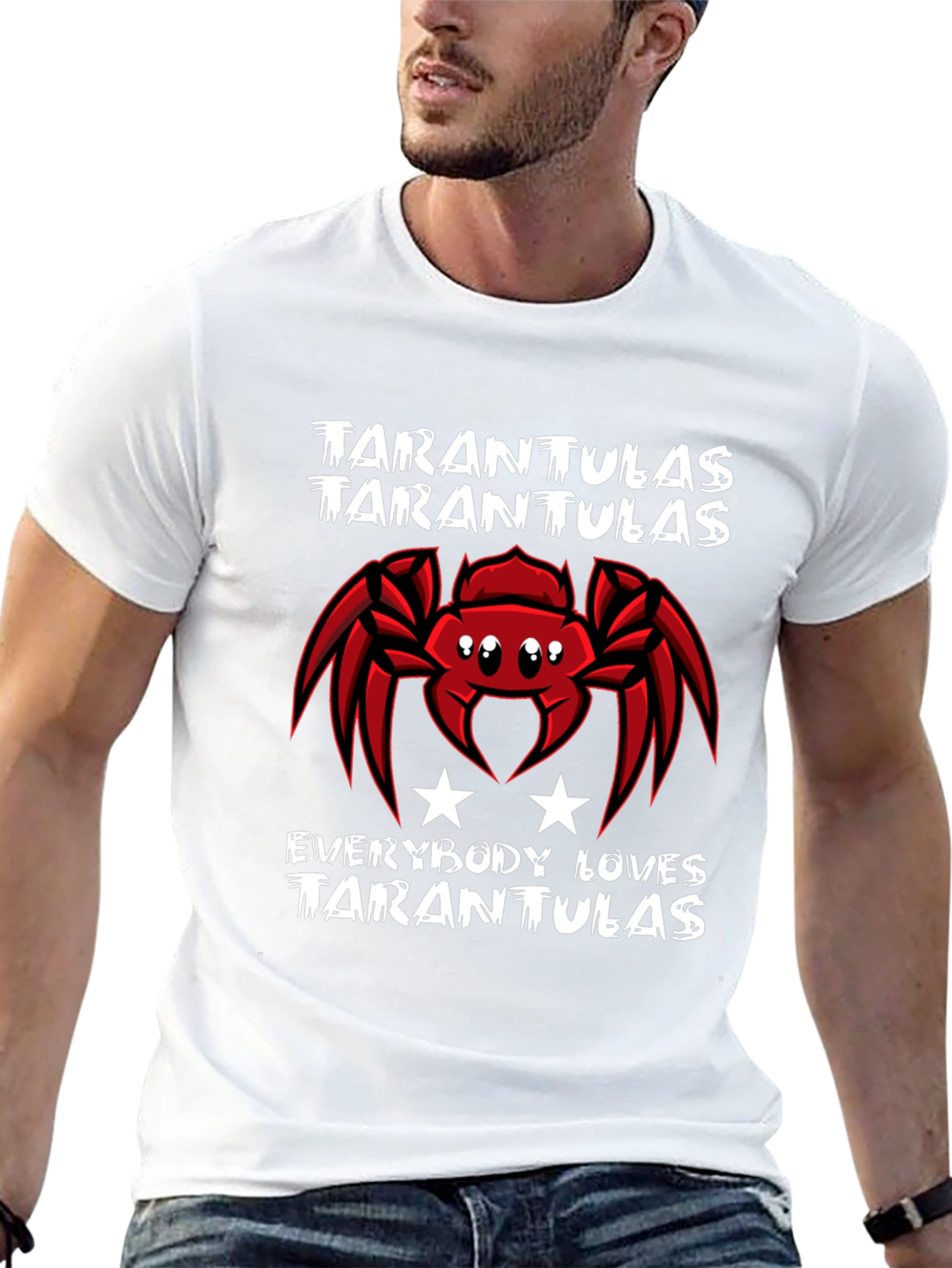 Tarantula Lover Black T-Shirt Graphic Tee