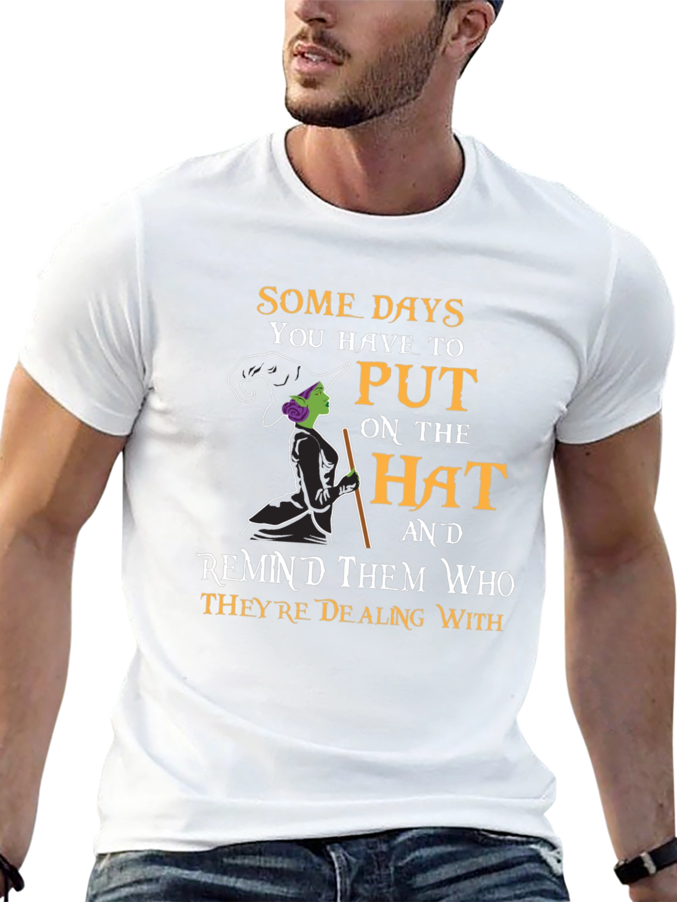 Witch Hat T-Shirt: Spooky Season Apparel