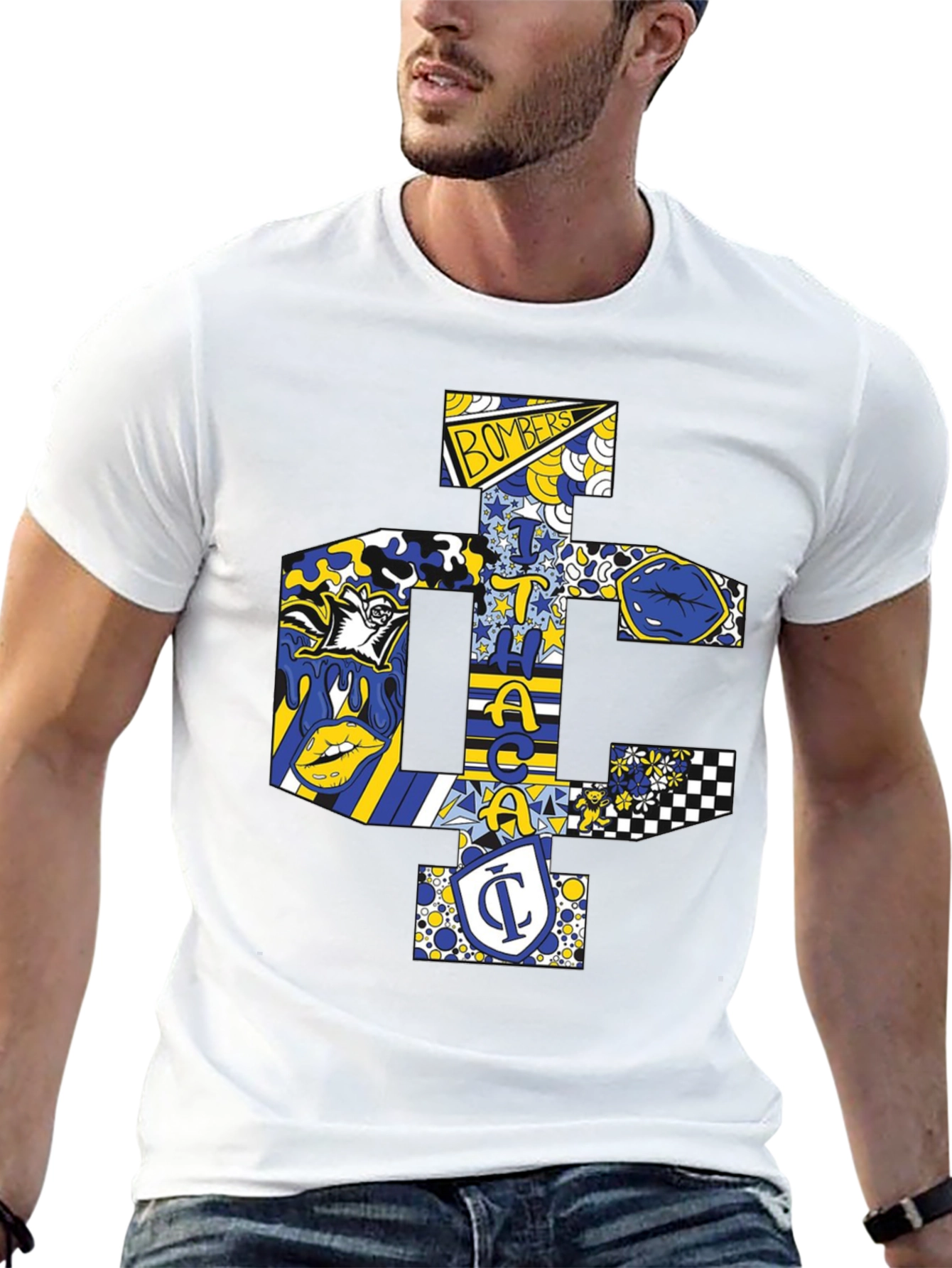 Bombers T-Shirt - Graphic Print Tee