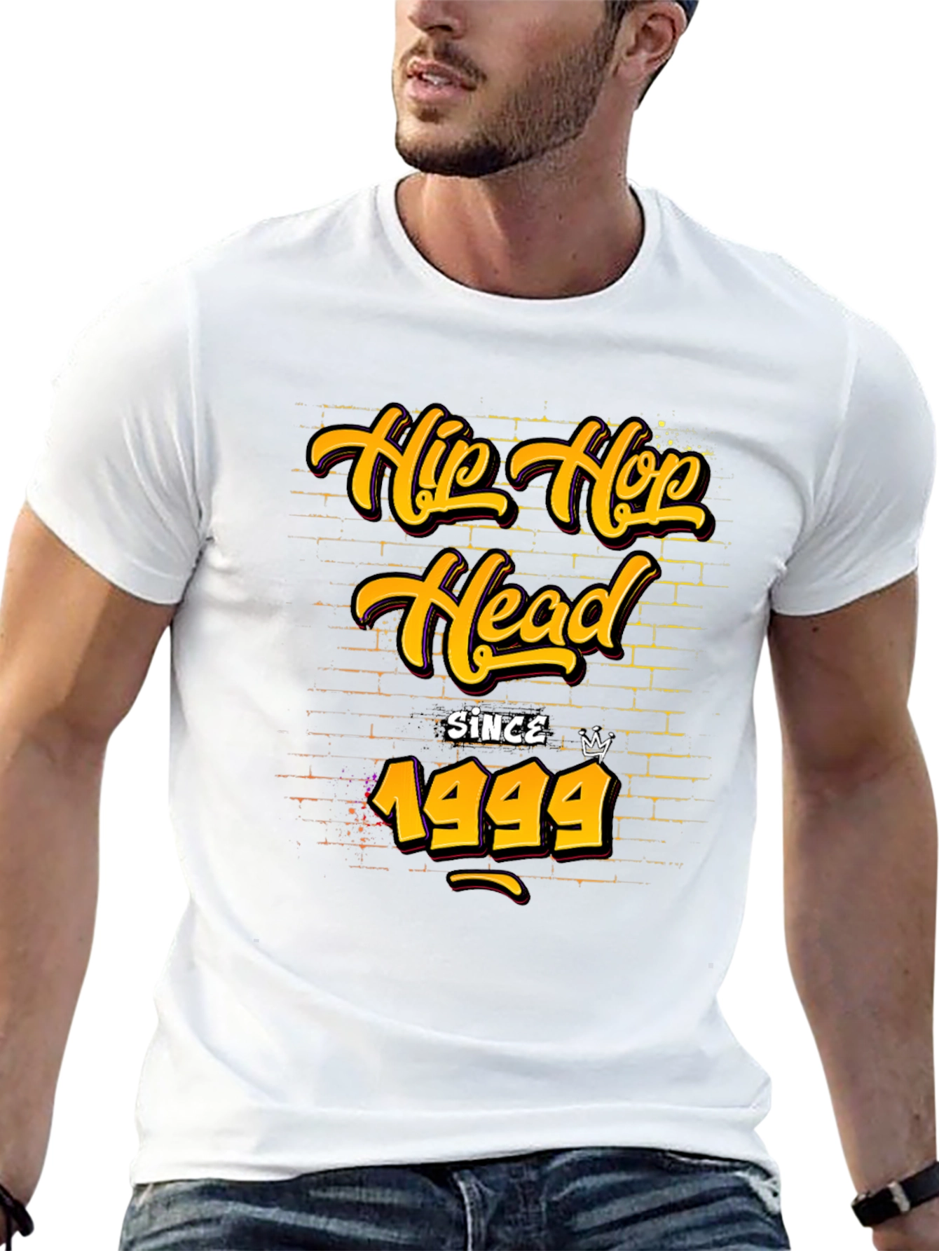 Hip Hop Head Since 1999 Black T-Shirt