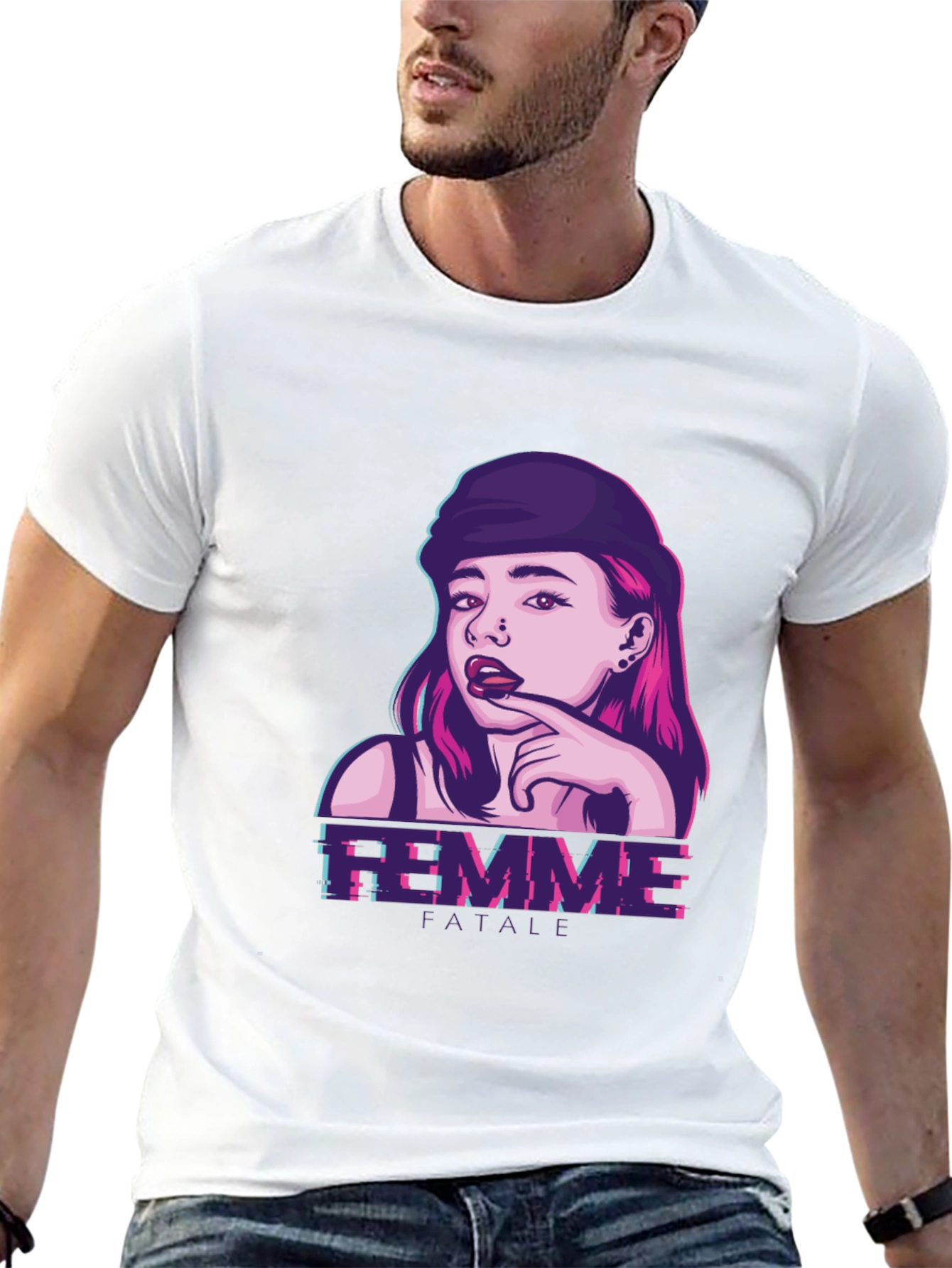 Femme Fatale Graphic Print T-Shirt