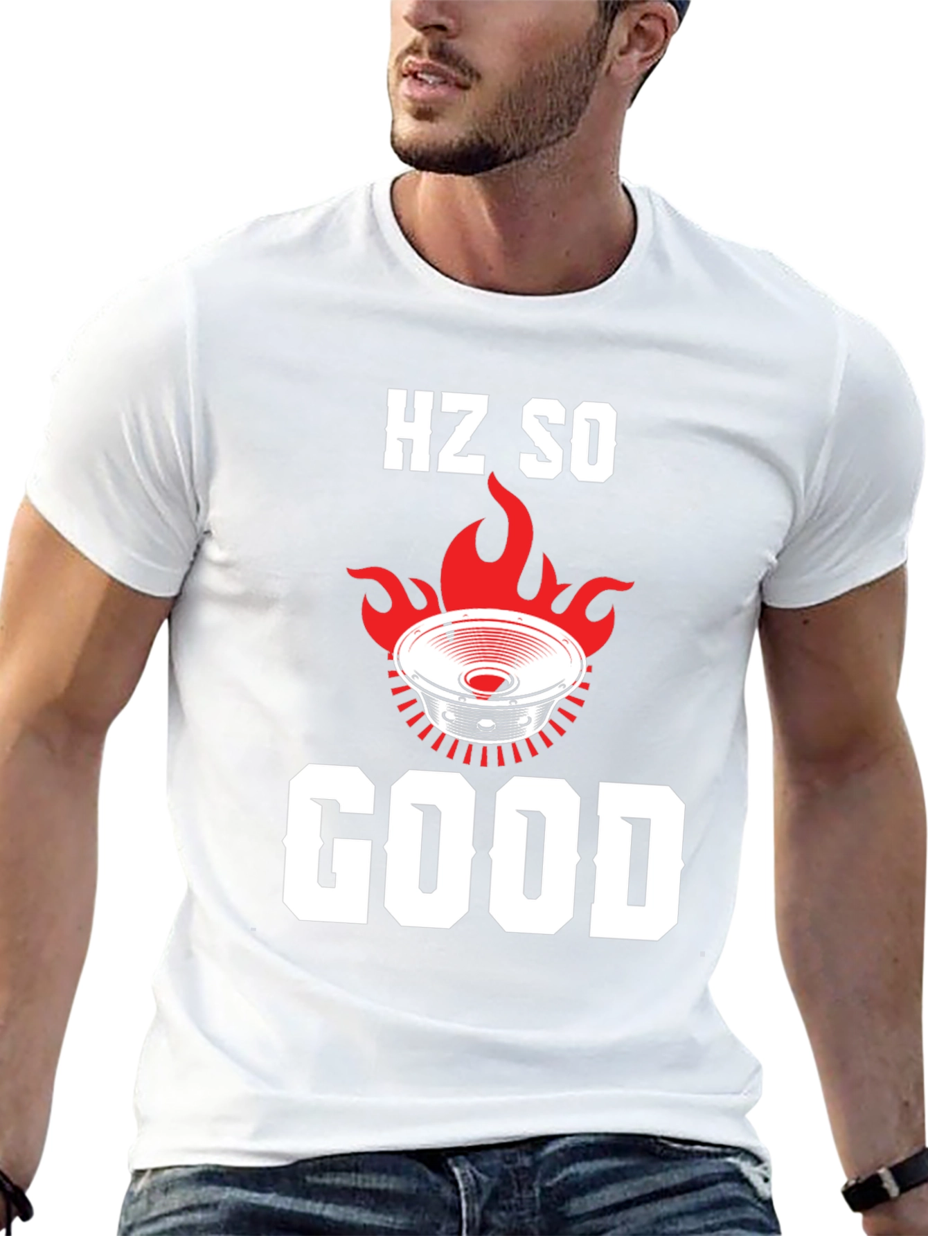 HZ SO GOOD Speaker Graphic T-Shirt - Black