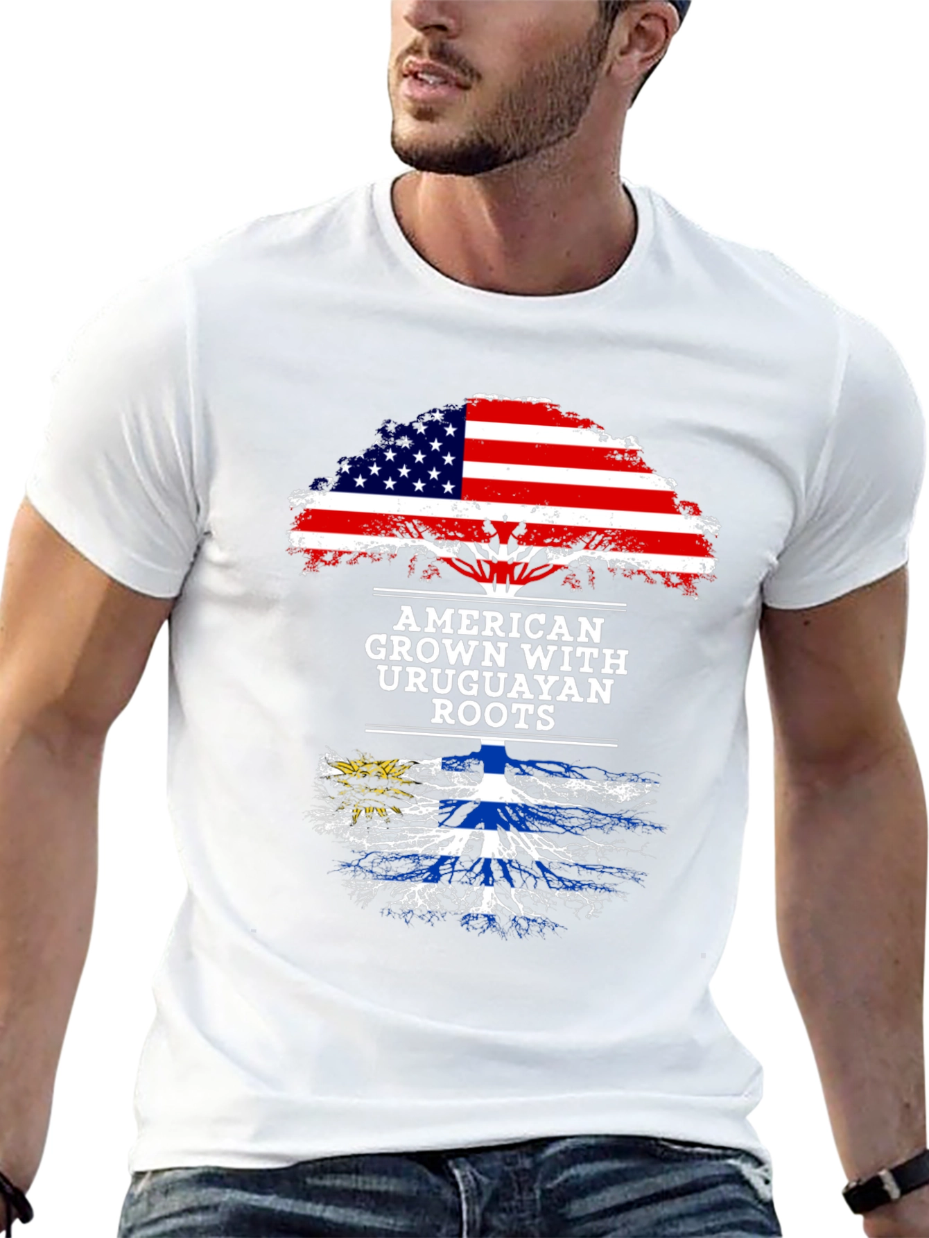 American Grown With Uruguay Roots T-Shirt