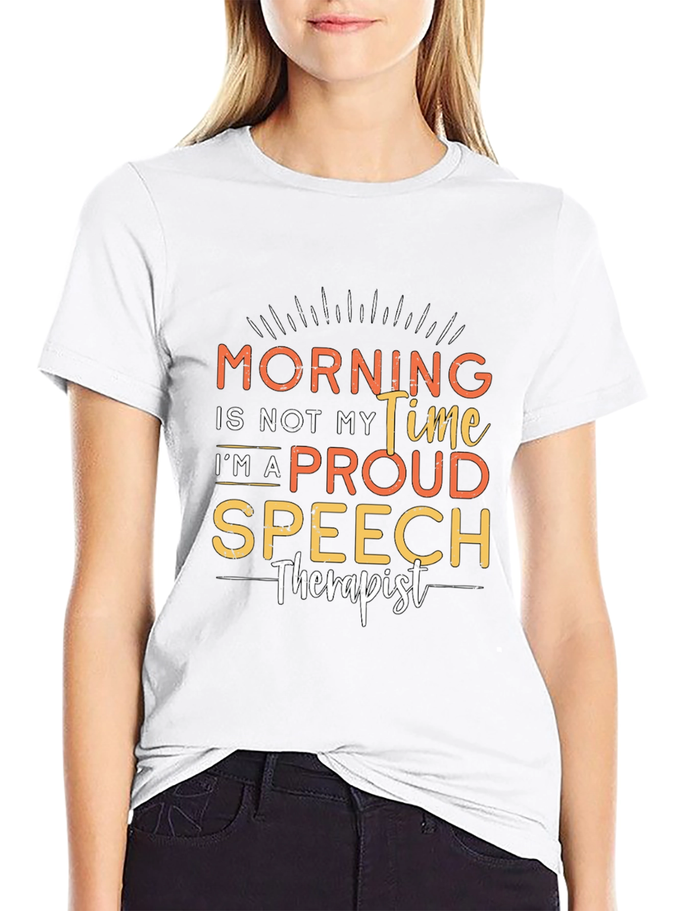 Proud Speech Therapist T-Shirt - Funny Job Gift Tee