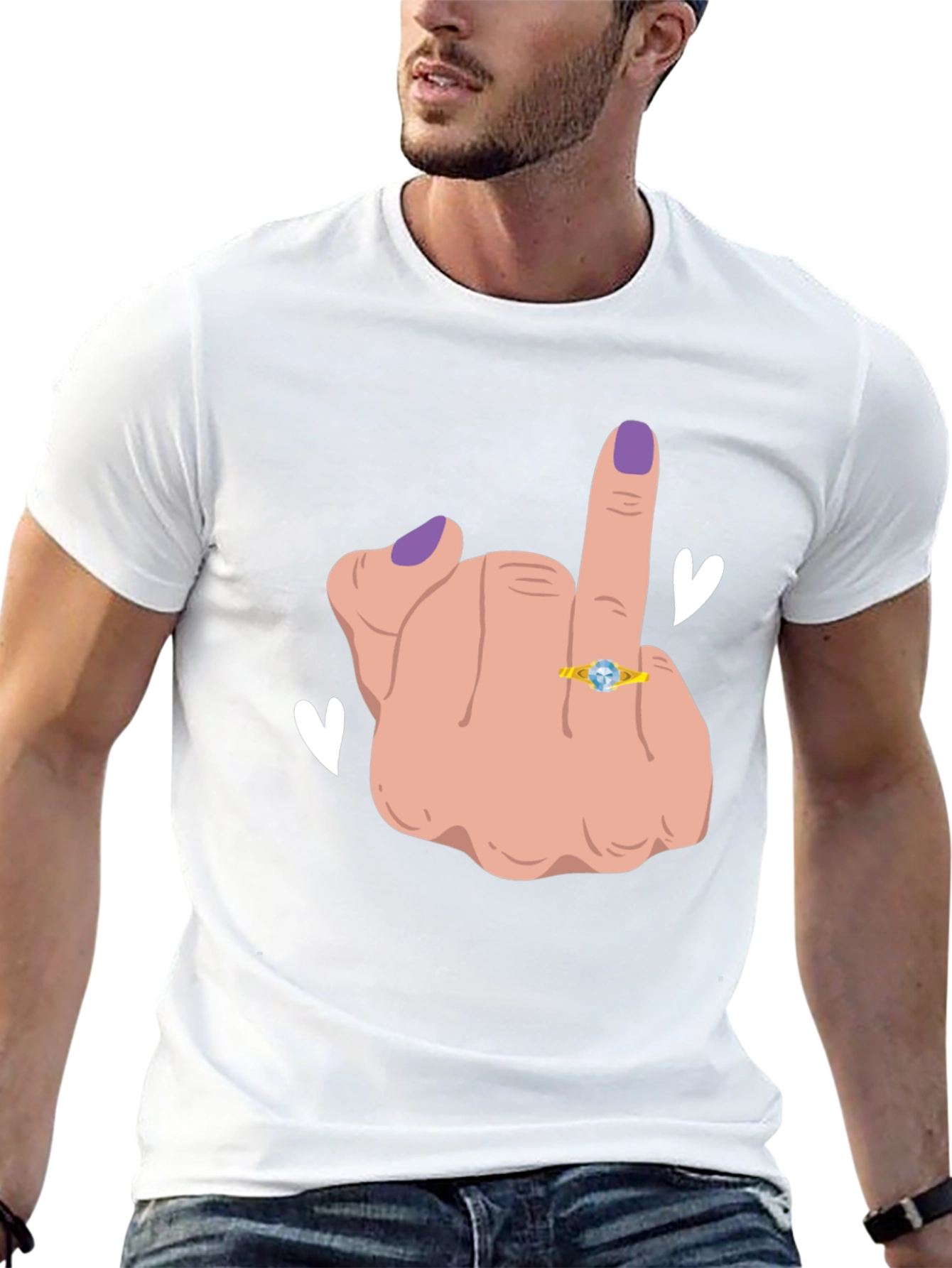 Funny Middle Finger T-Shirt