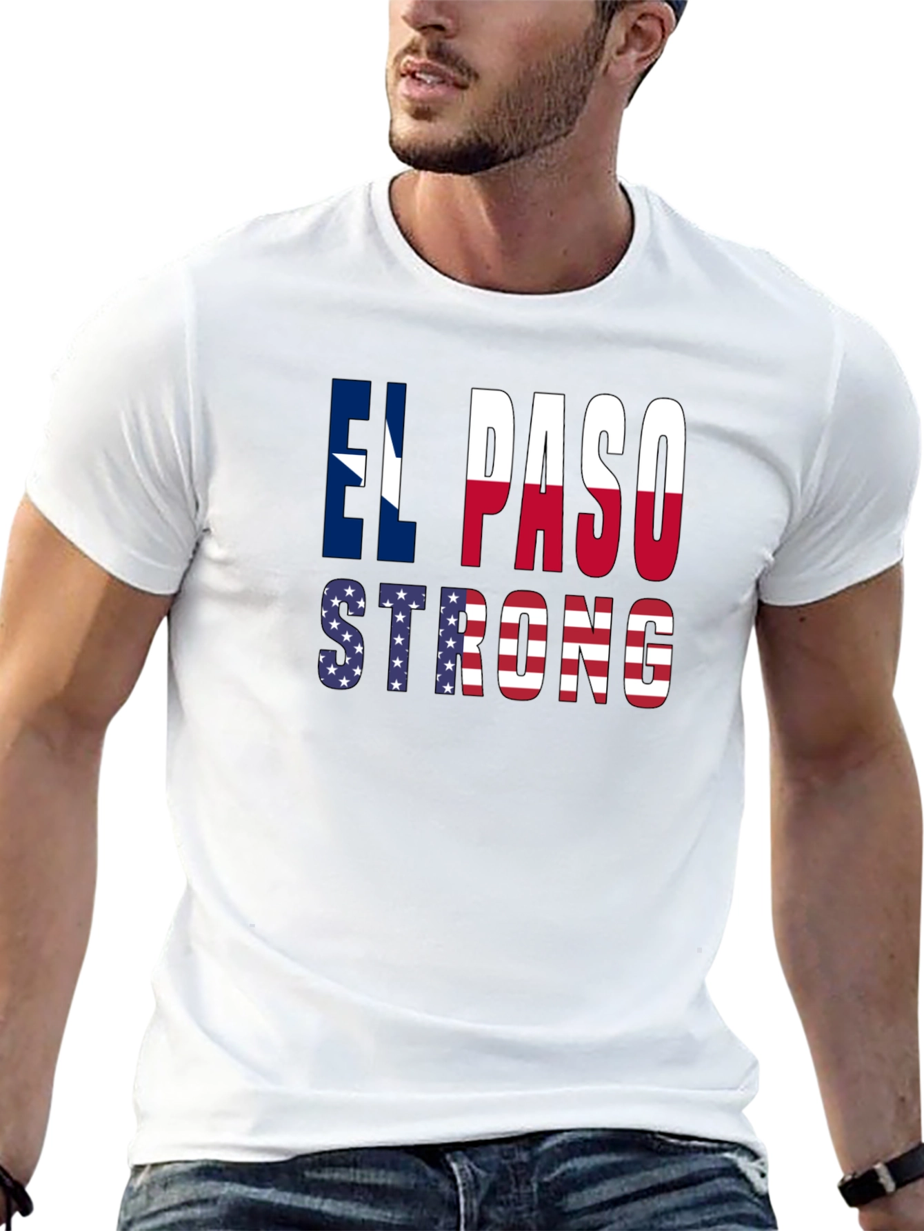 El Paso Strong Flag Graphic T-Shirt