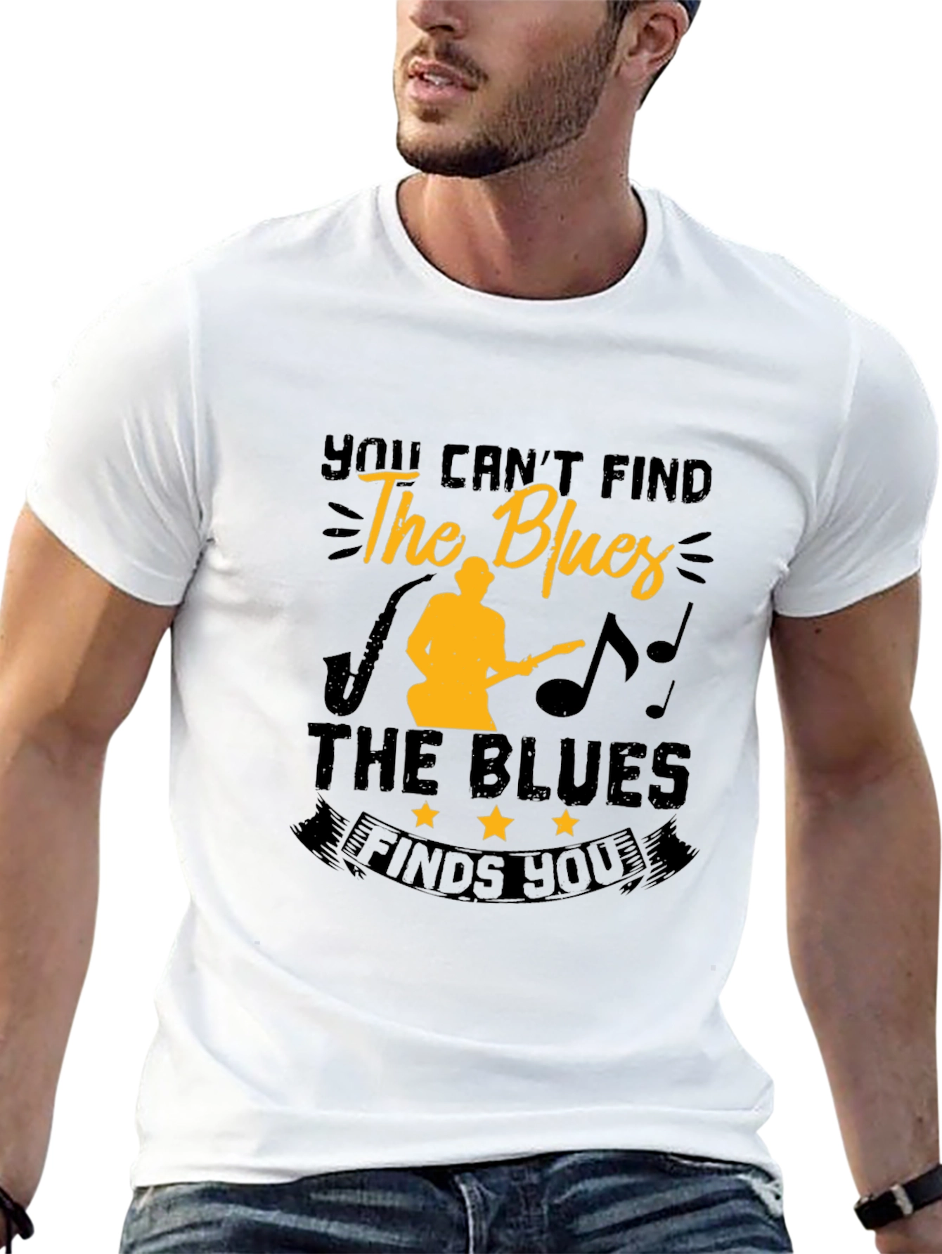 Blues Music T-Shirt - Musician Guitar Player Tee