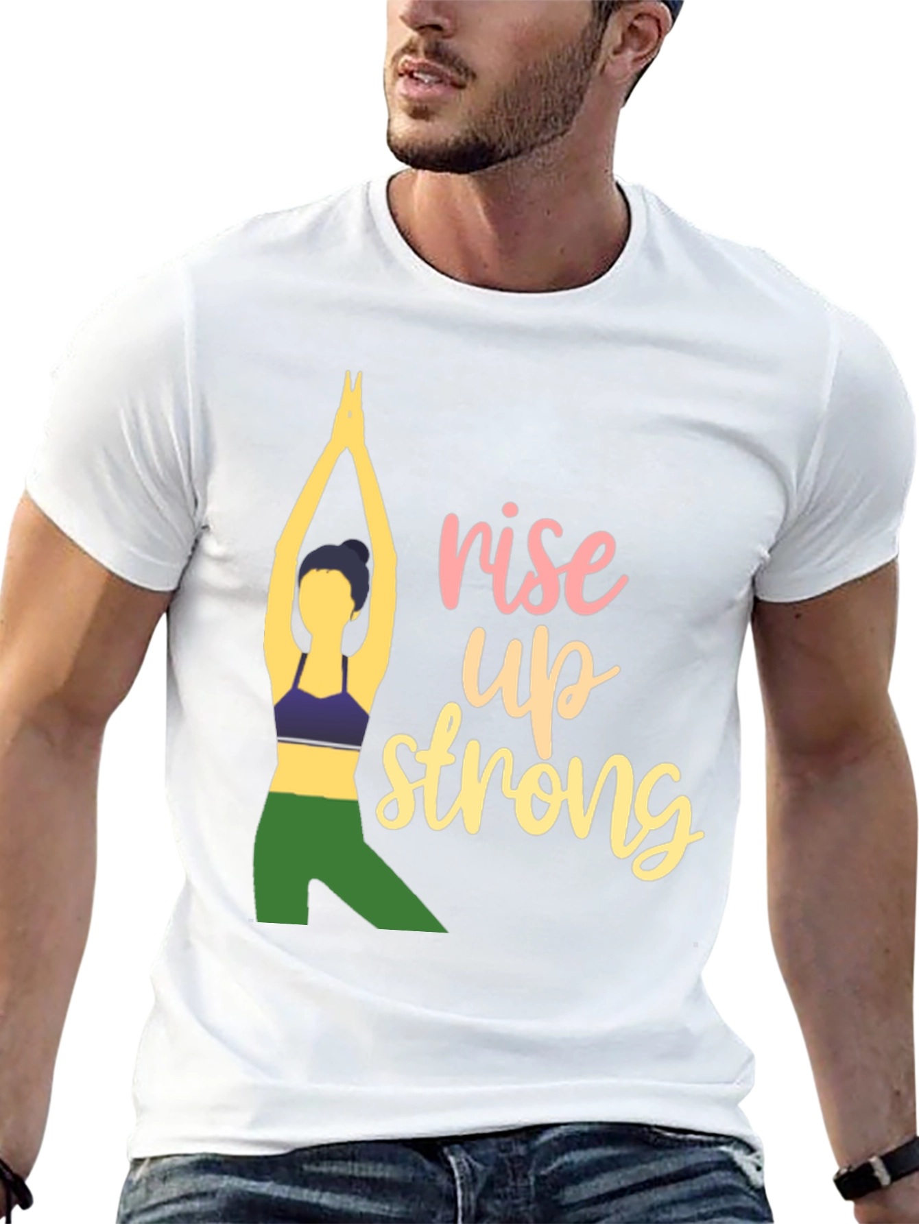 Rise Up Strong Yoga T-Shirt