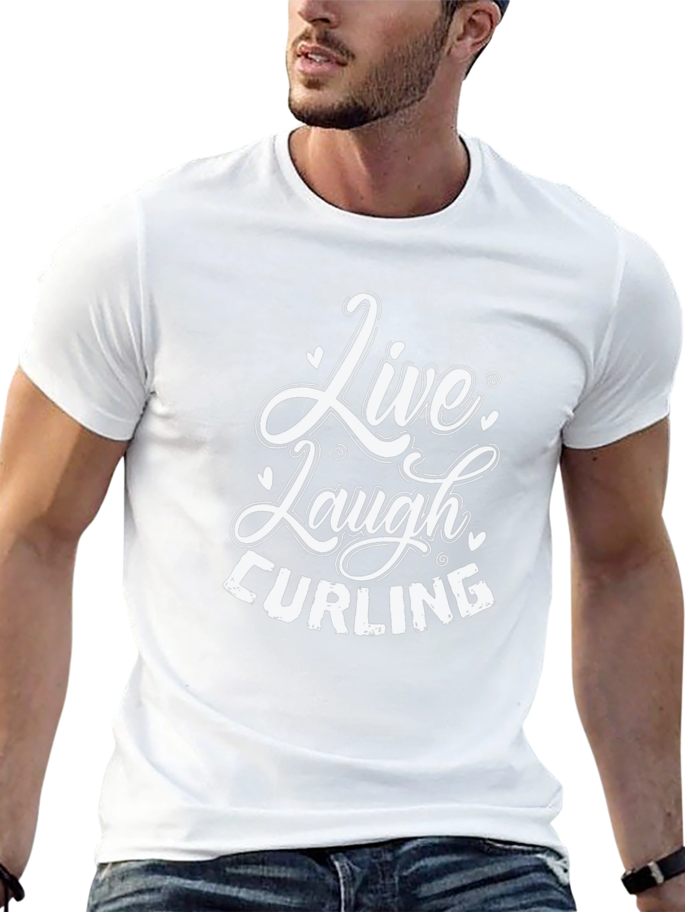 Live Laugh Curling T-Shirt
