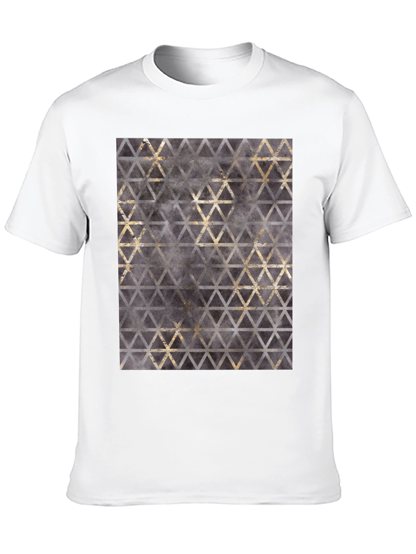 Geometric Triangle Print T-Shirt