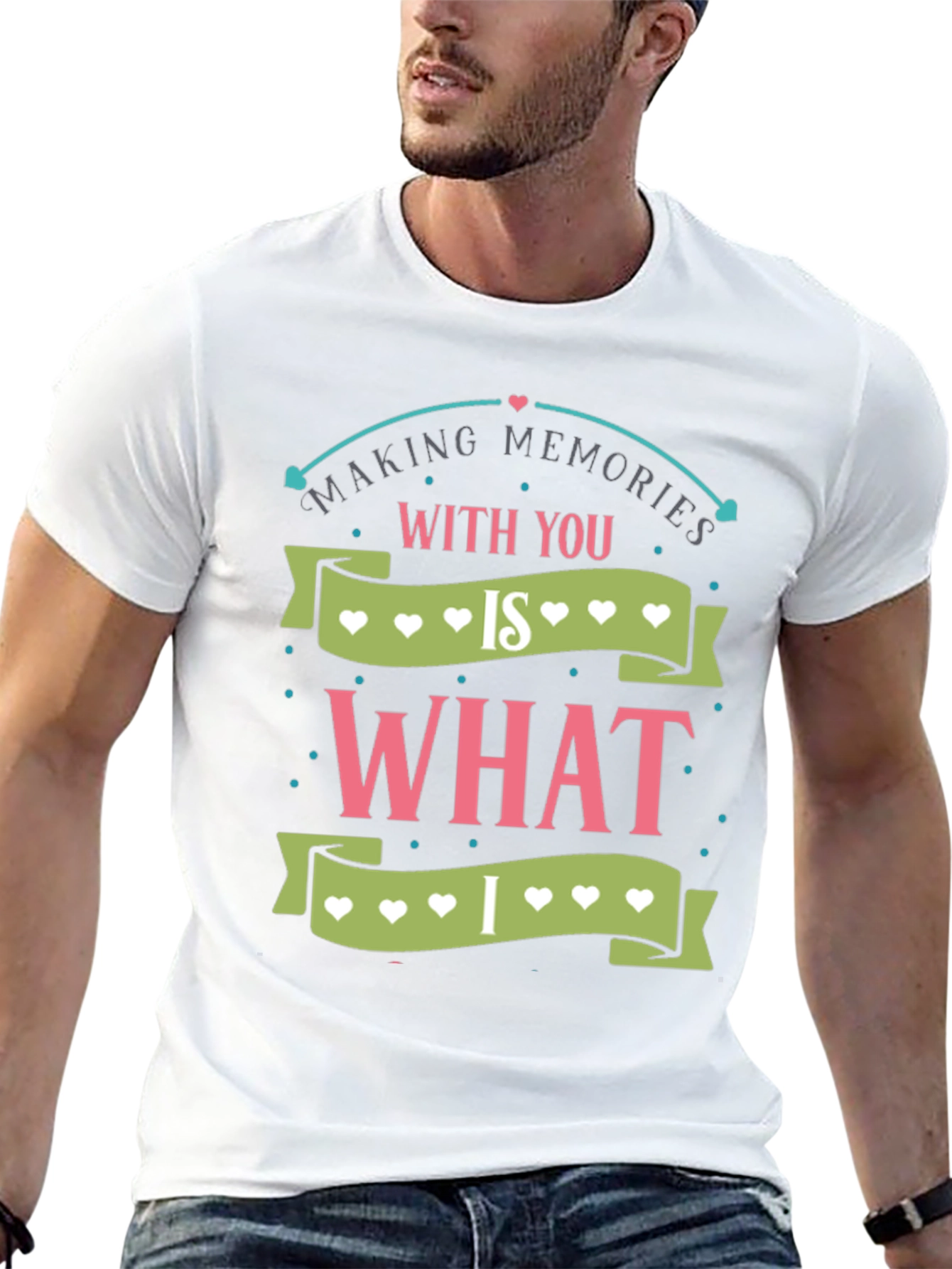 Making Memories T-Shirt - Heart Design