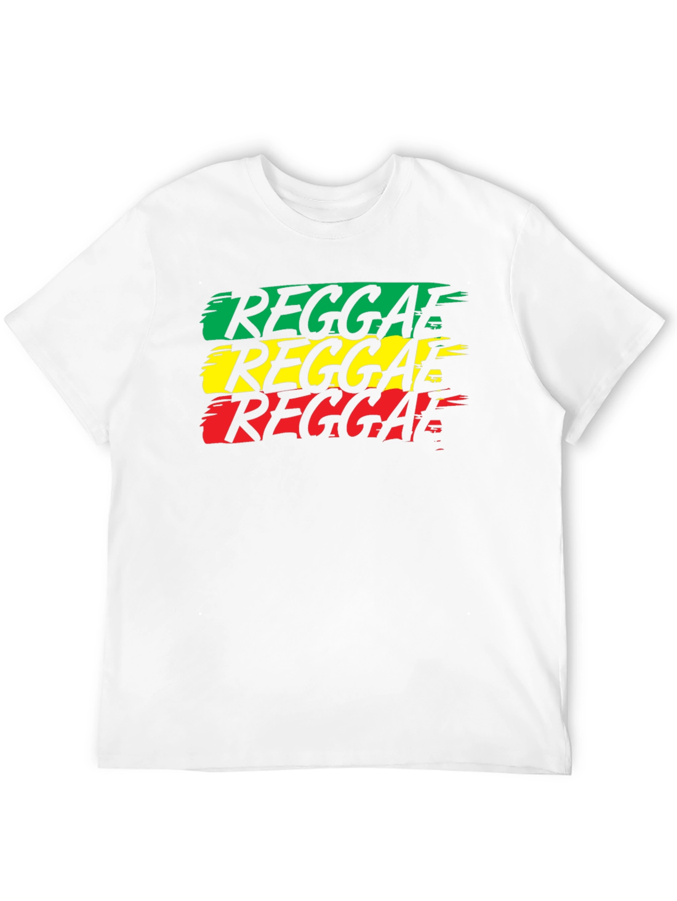 Reggae Rasta T-Shirt - Green Yellow Red