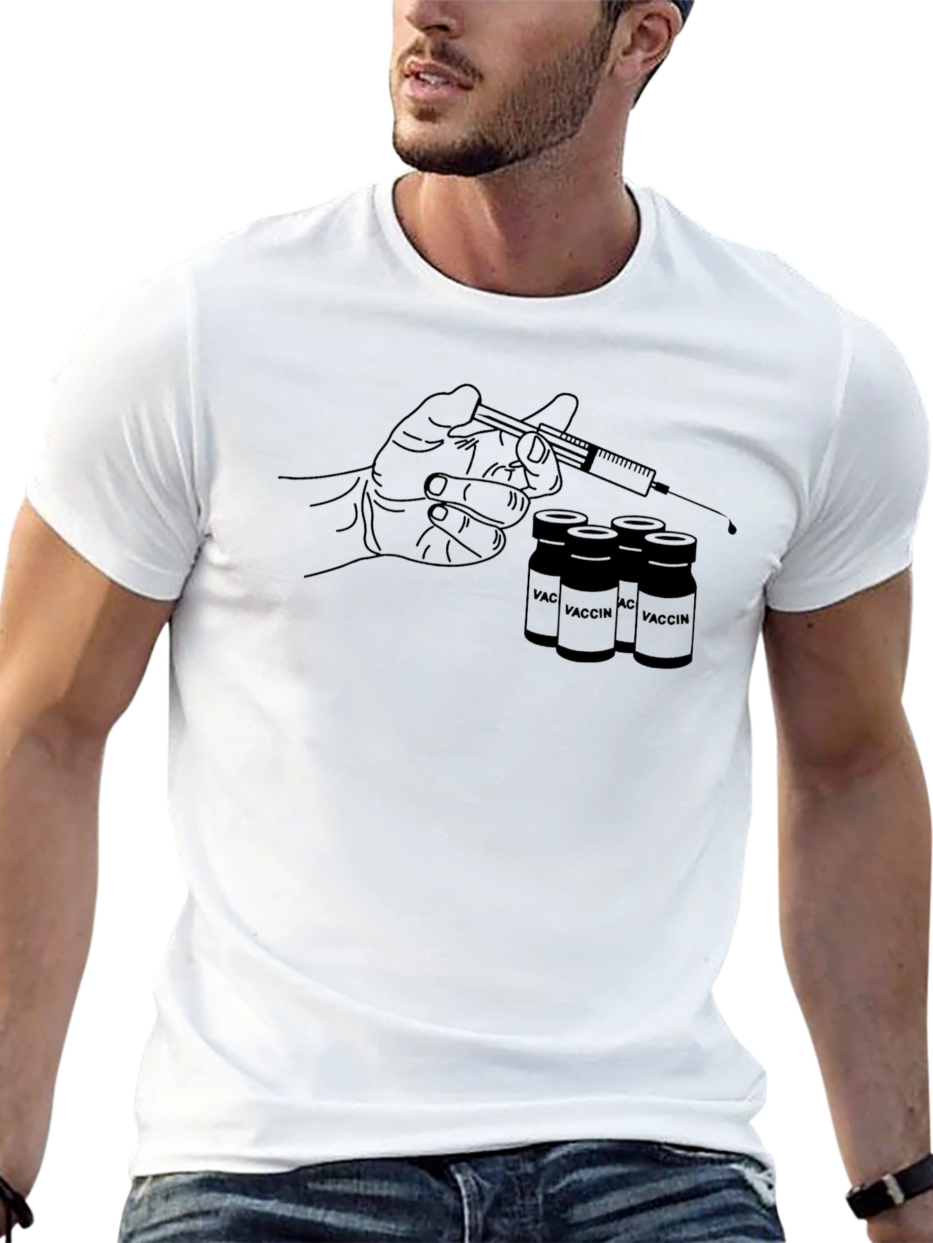 Vaccine T-Shirt - Inject Some Humor