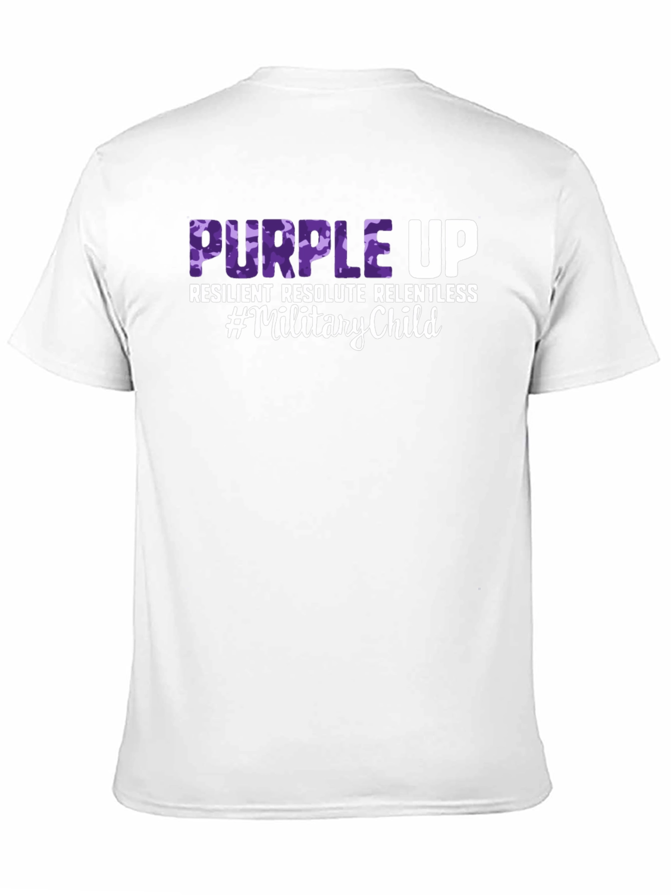 Purple Up Military Child T-Shirt