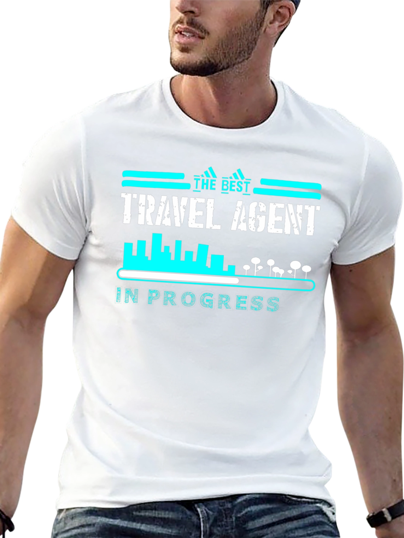 The Best Travel Agent in Progress Graphic Tee