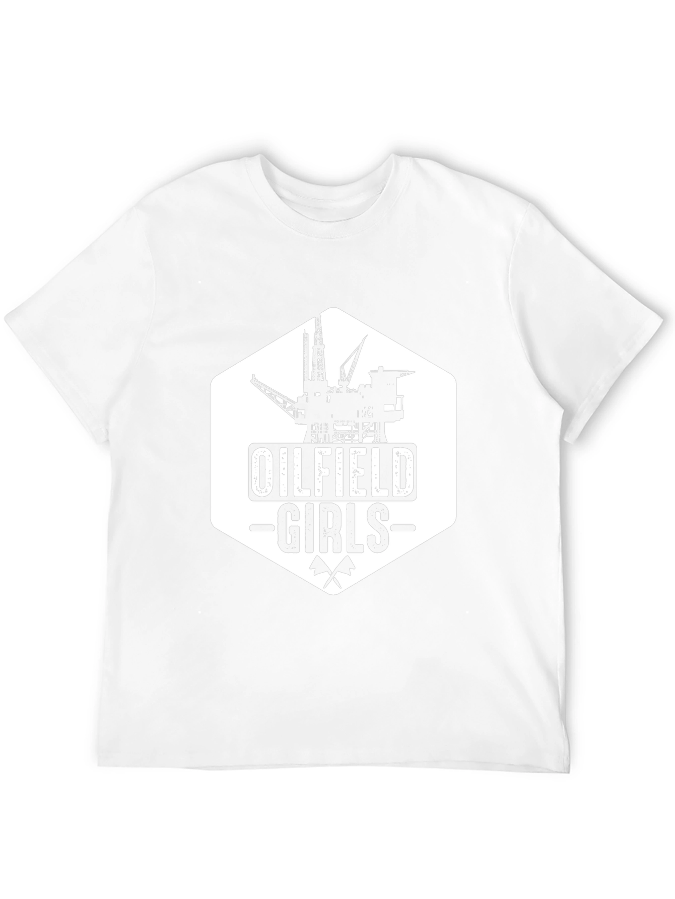 Oilfield Girls Black Graphic T-Shirt