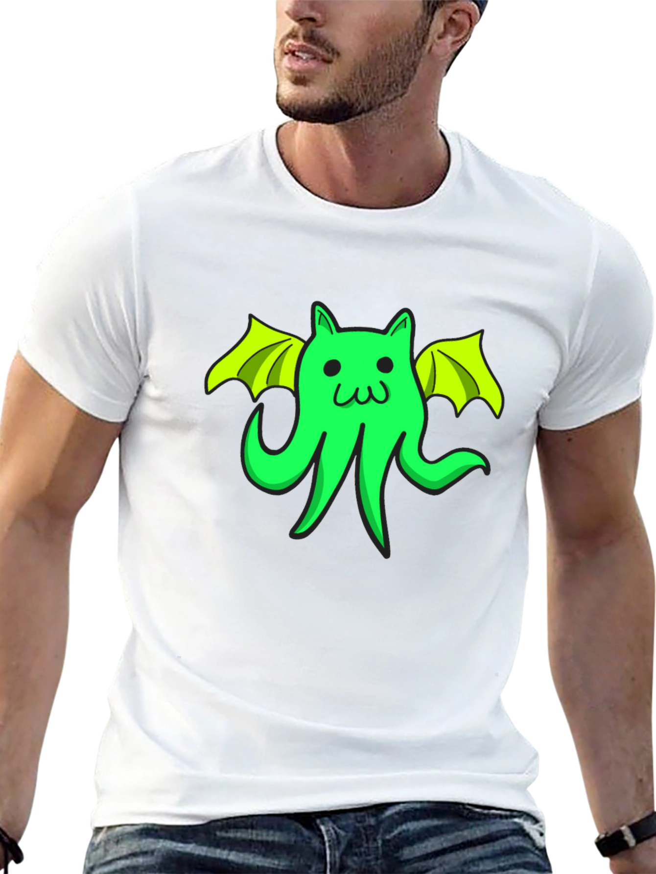 Cthulhu Cat Graphic Tee