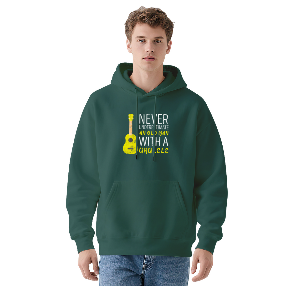 Trendy Hooded Sweatshirt - Black Hoodie Featuring